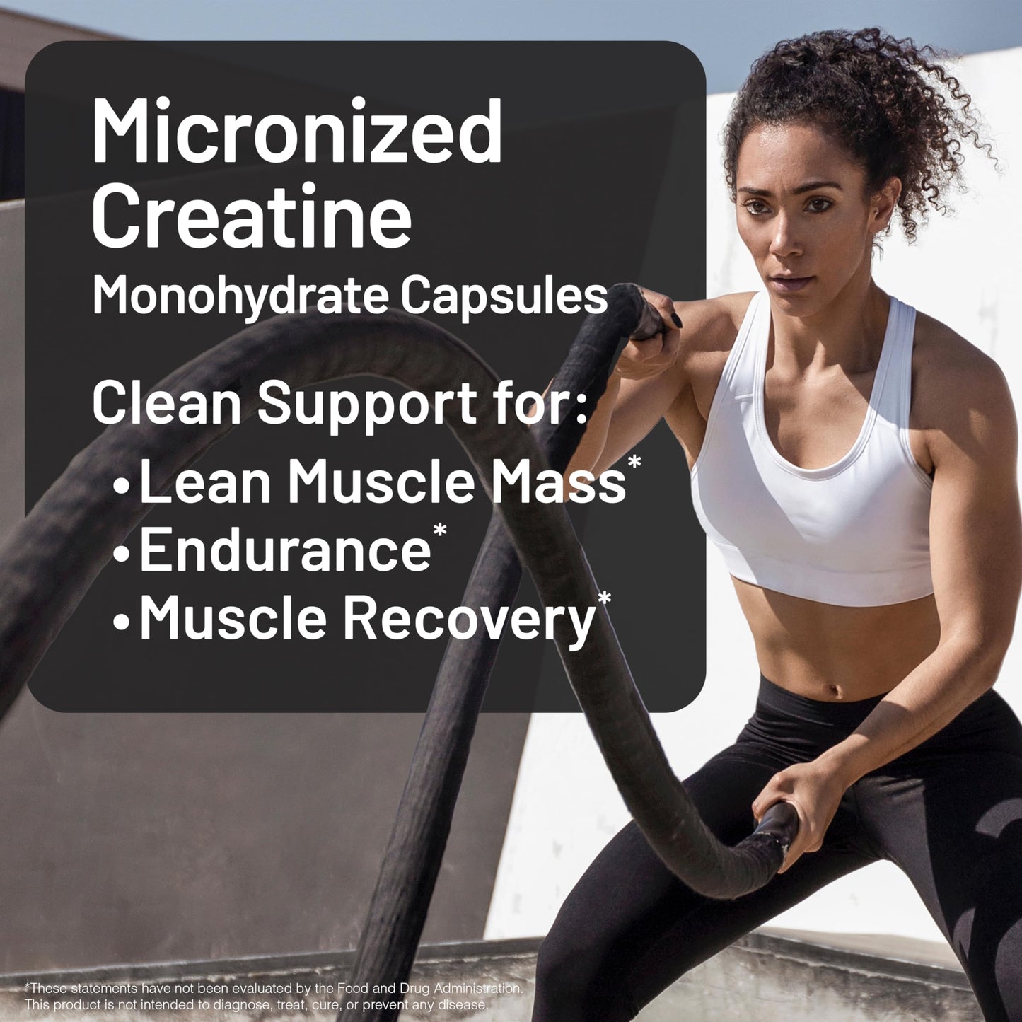 NatureWise Micronized Creatine Monohydrate Powder, 100 Servings
