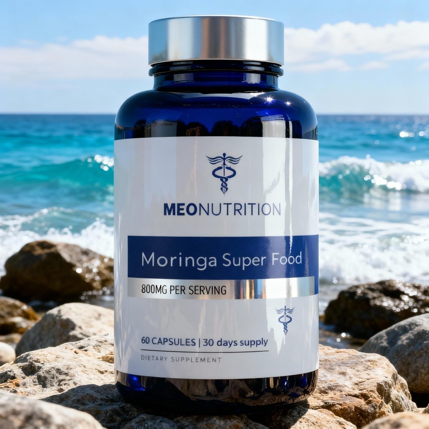 Meo Nutrition Moringa Capsules 800mg, 60 Capsules