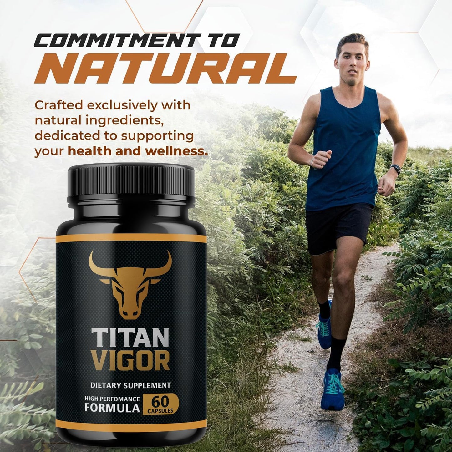 Glyco Clean Titan Vigor Capsule, 60 Capsules