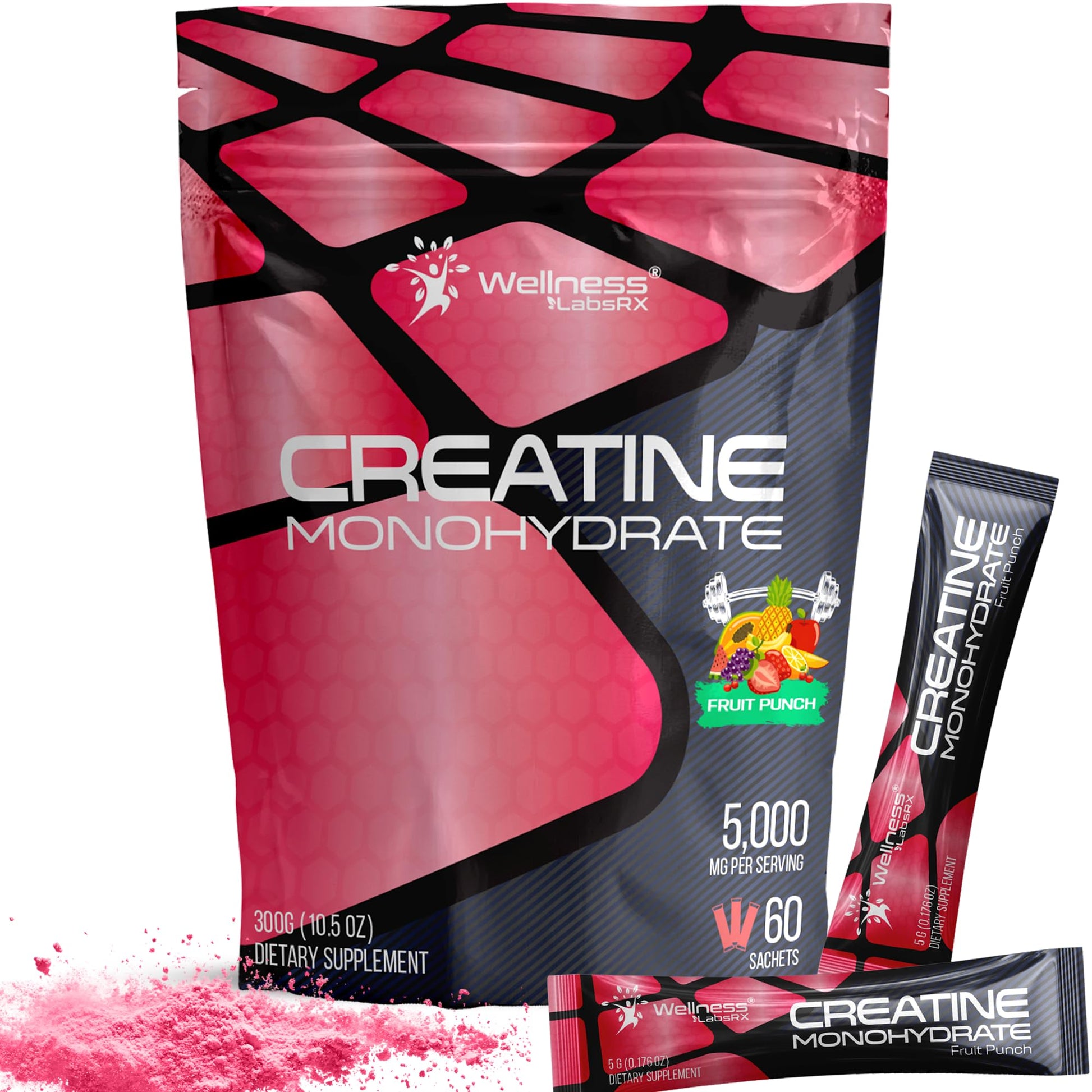 WELLNESS LABSRX Creatine Monohydrate Powder 10.5 oz