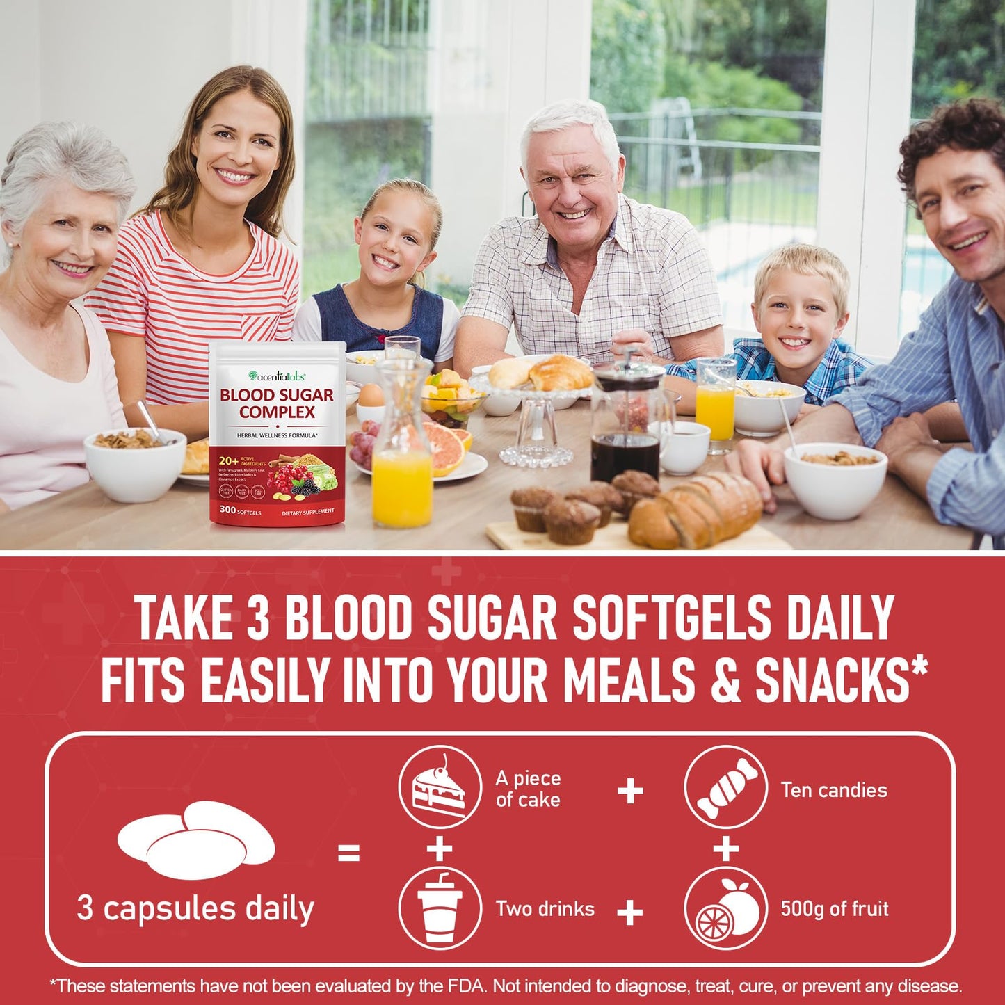 Moulis Blood Sugar Complex Capsules 300