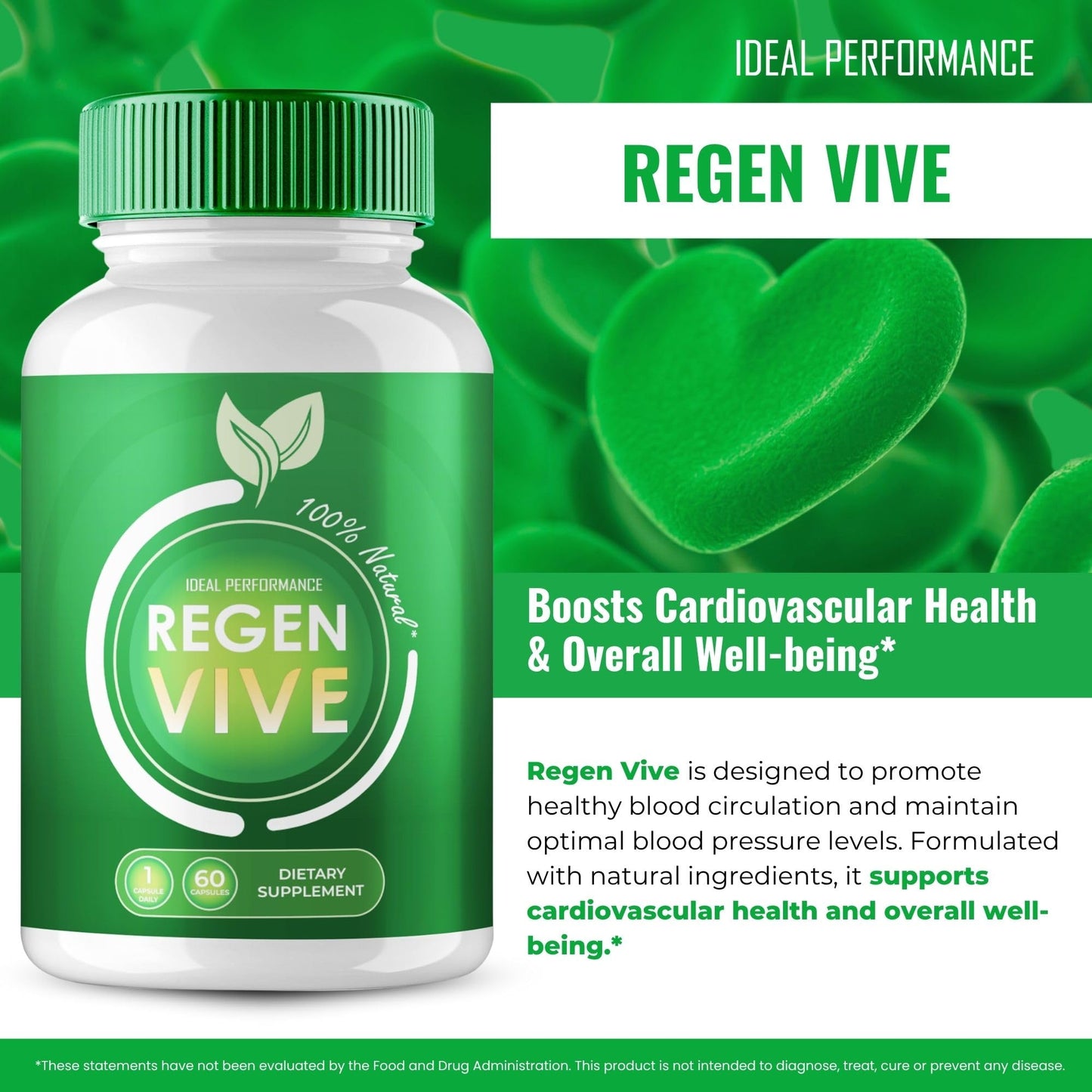 IDEAL PERFORMANCE RegenVive Advanced Blood Formula 300 Capsules
