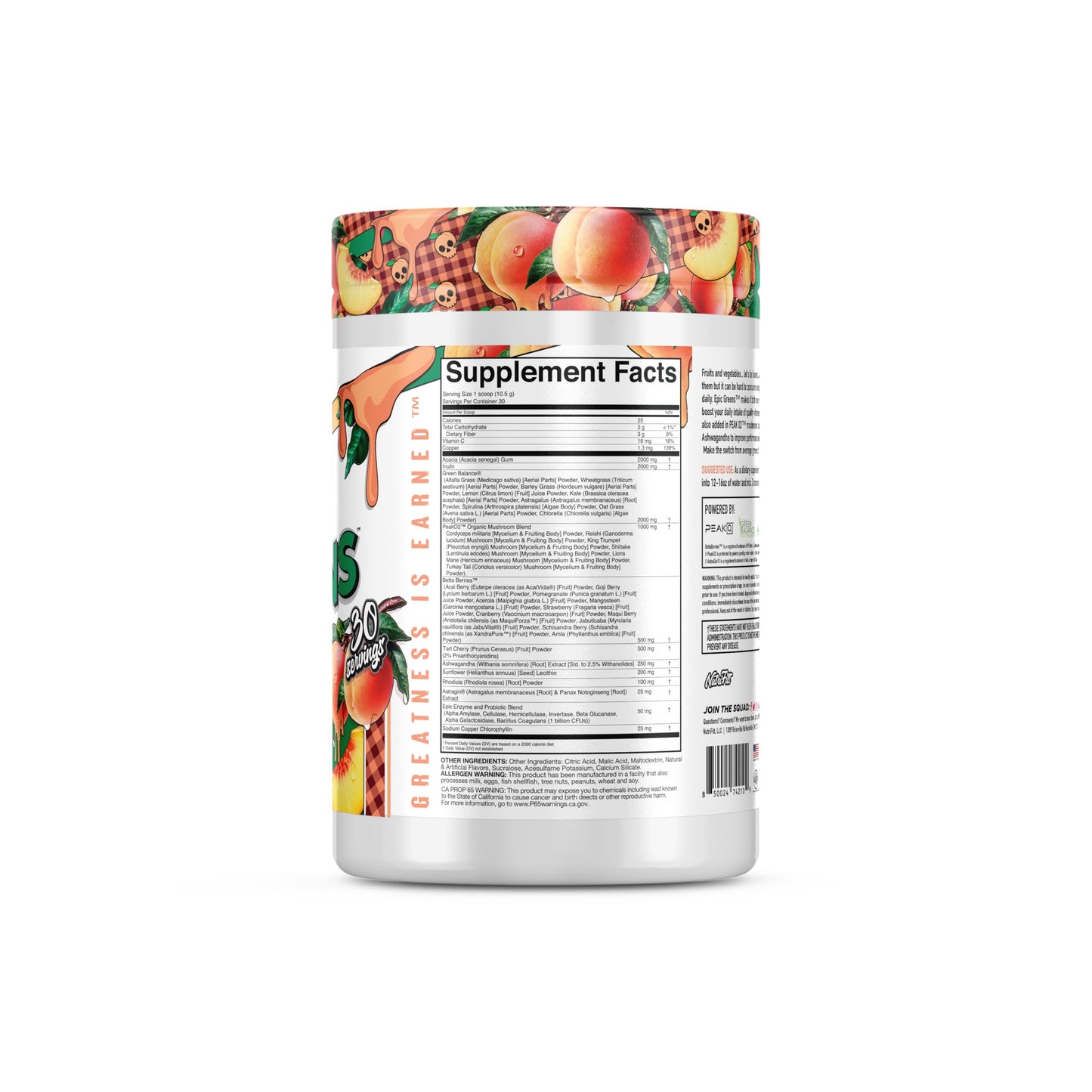 NutriFitt Epic Greens Powder 10