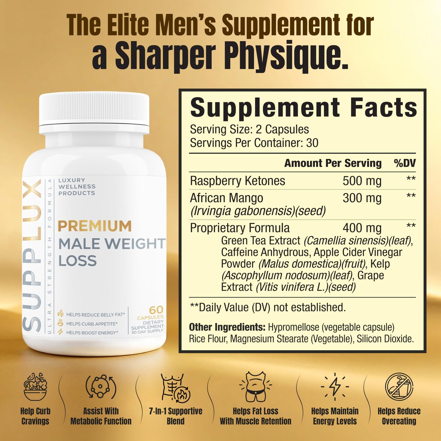 Nutrimend IQ Premium Male Weight Loss Fat Burner for Men Capsule 1 Count