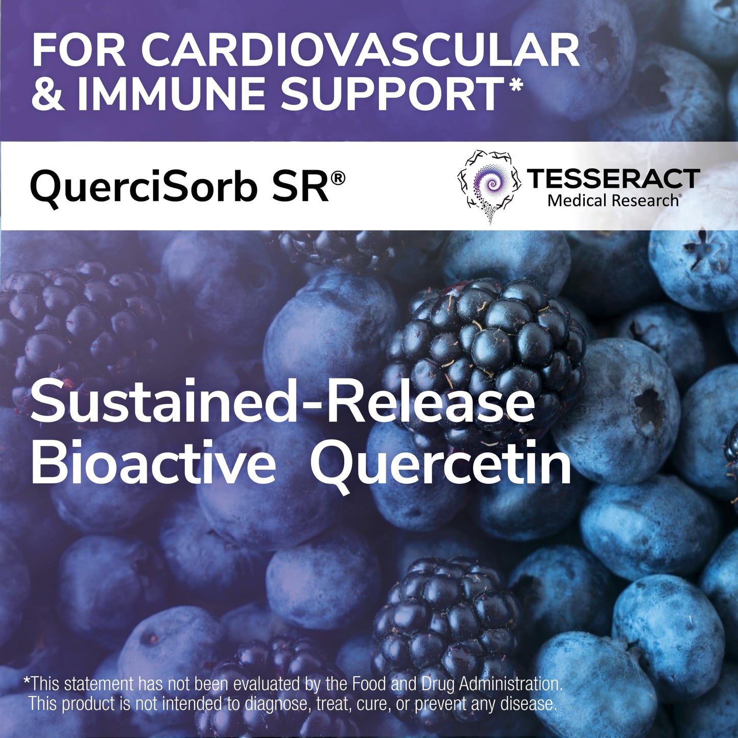Tesseract Medical Research QuerciSorb SR Quercetin Supplement Capsule 90 Count