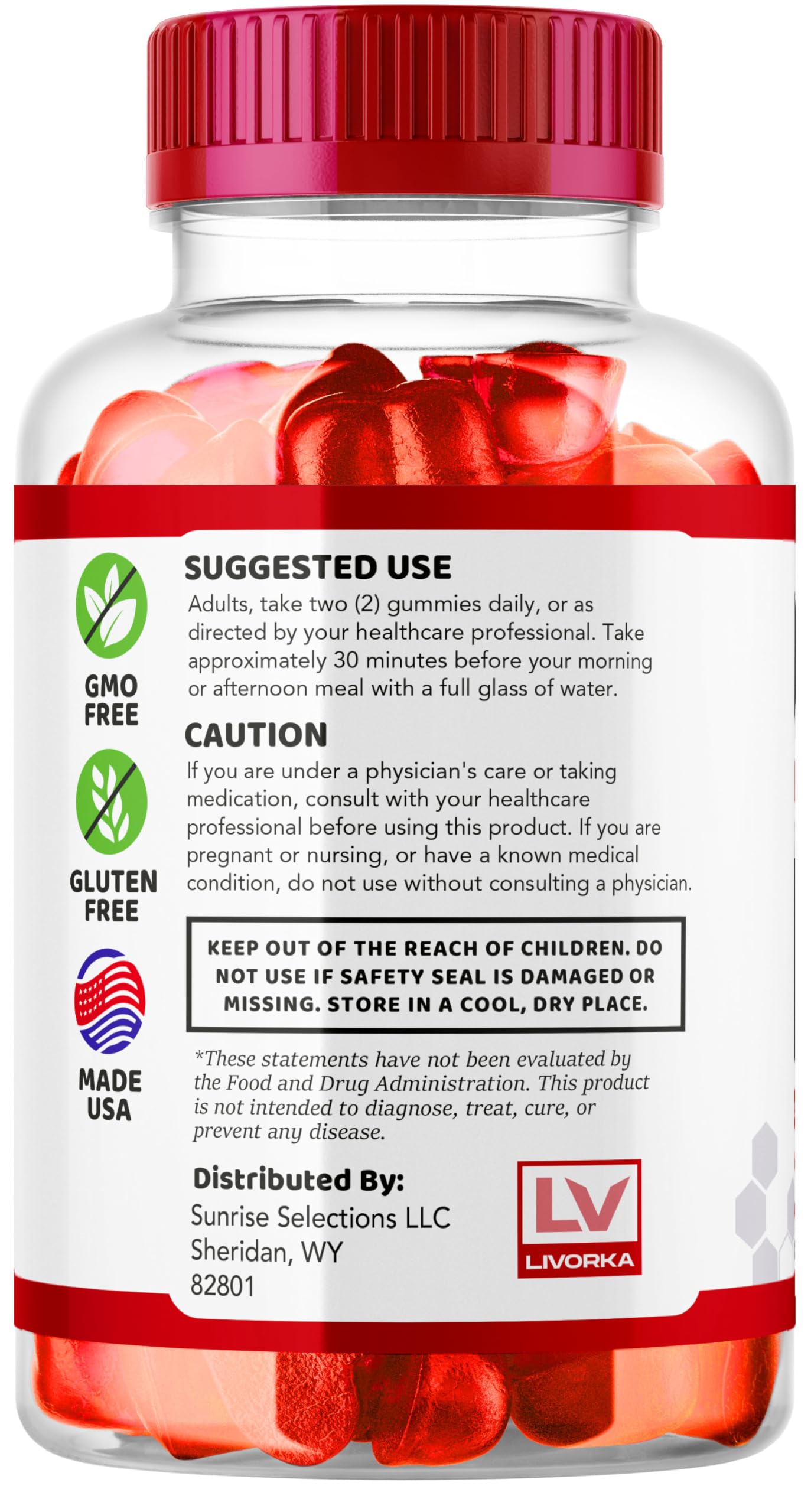LIVORKA True Keto Gummies 120 Count