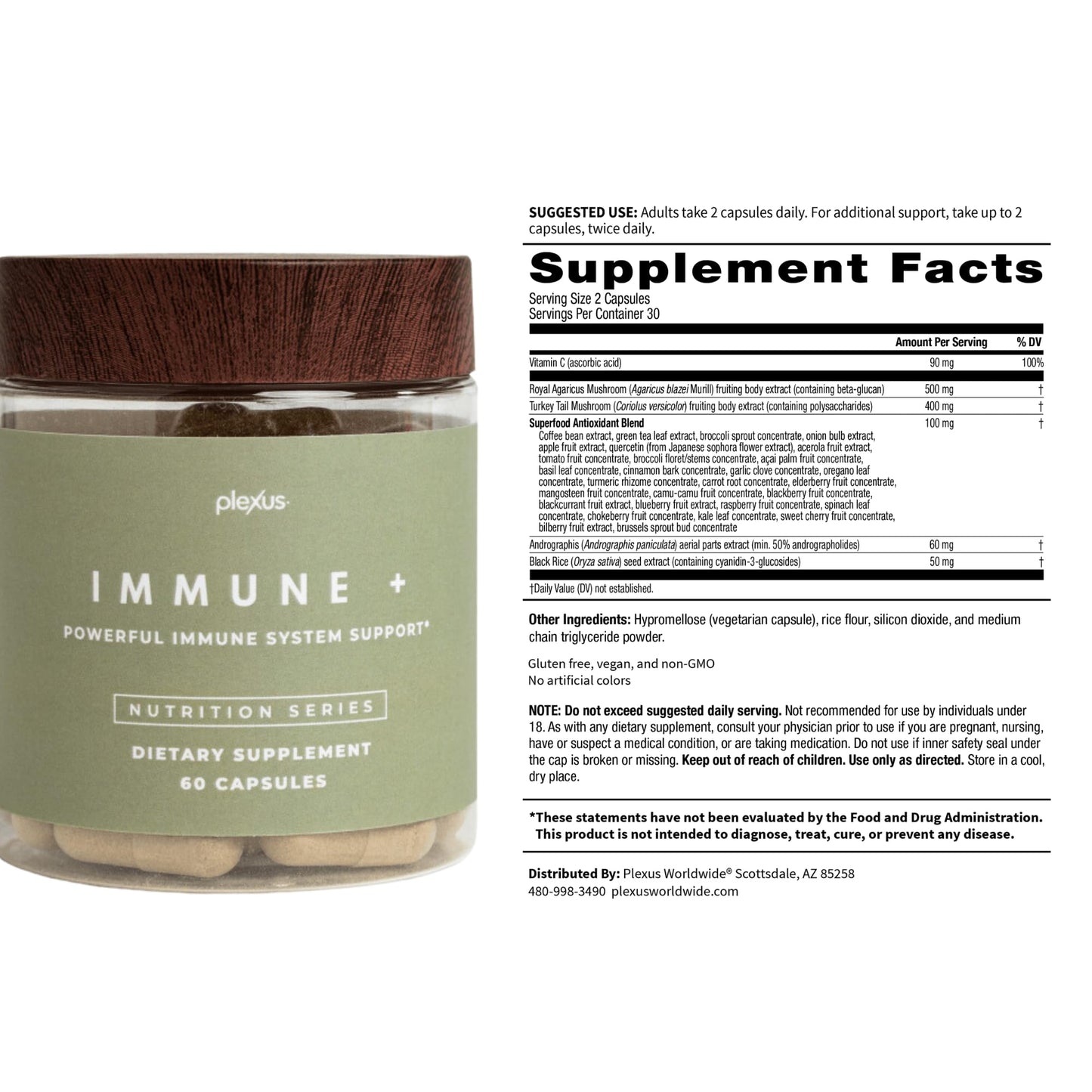 Plexus Immune + Capsule, 60 Count