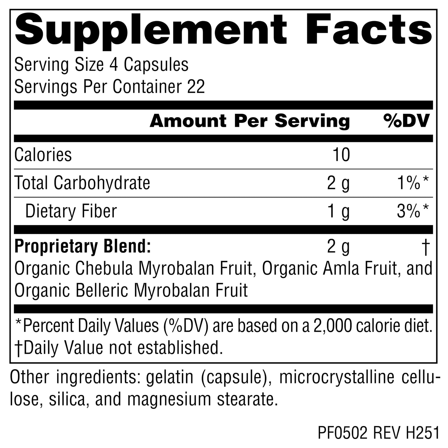 Planetary Herbals Triphala Capsule 90 Count