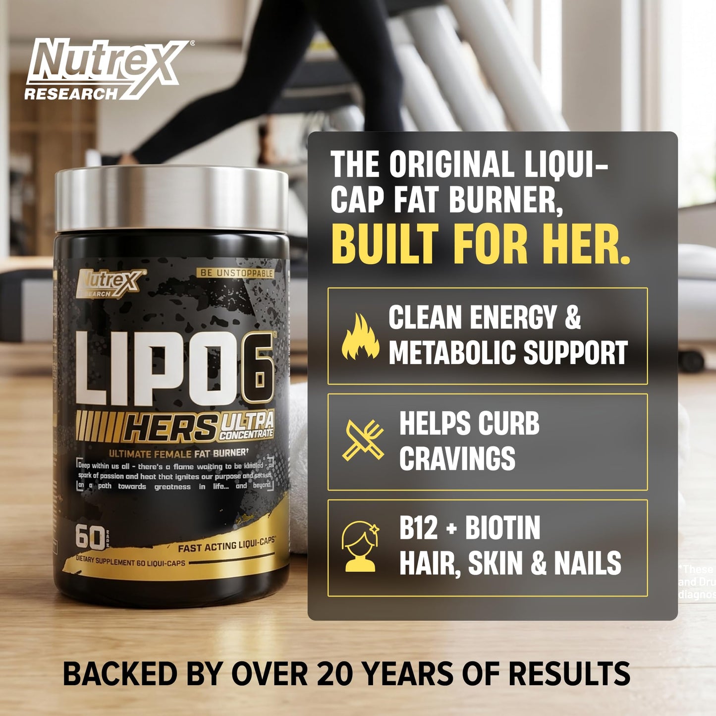 Nutrex Research Lipo-6 Black Hers Ultra Concentrate Capsule 60 Count