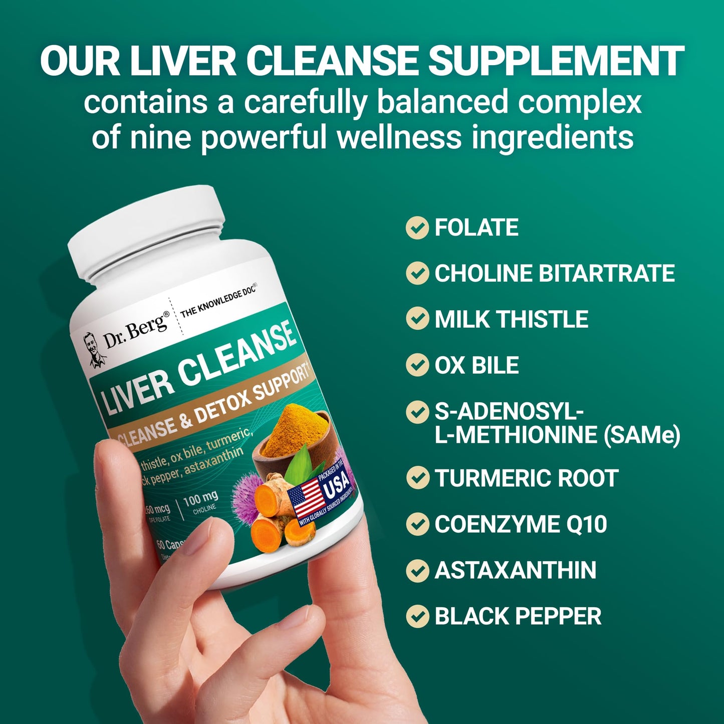 Dr. Berg Nutritionals Liver Cleanse Detox 90 capsules