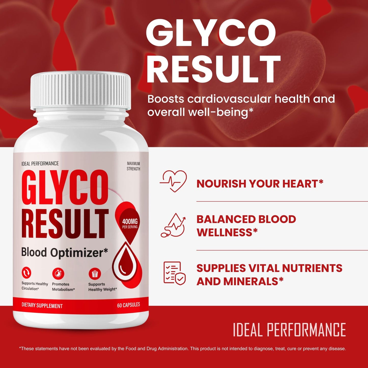 IDEAL PERFORMANCE Glyco Result Capsule 60 Capsules