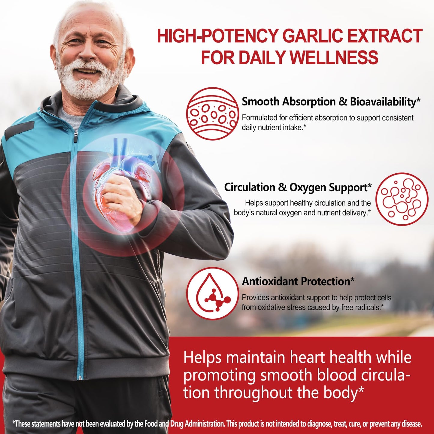 EIFTG Aged Garlic Extract Capsules 240 Count