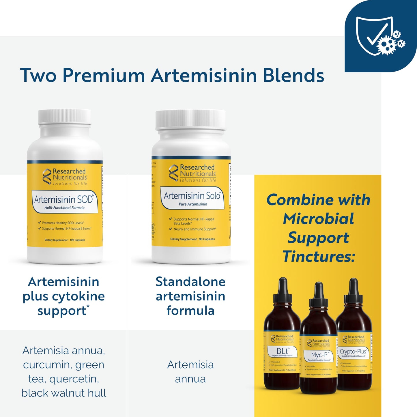 Researched Nutritionals Artemisinin SOD Immune Support, 120 Capsules