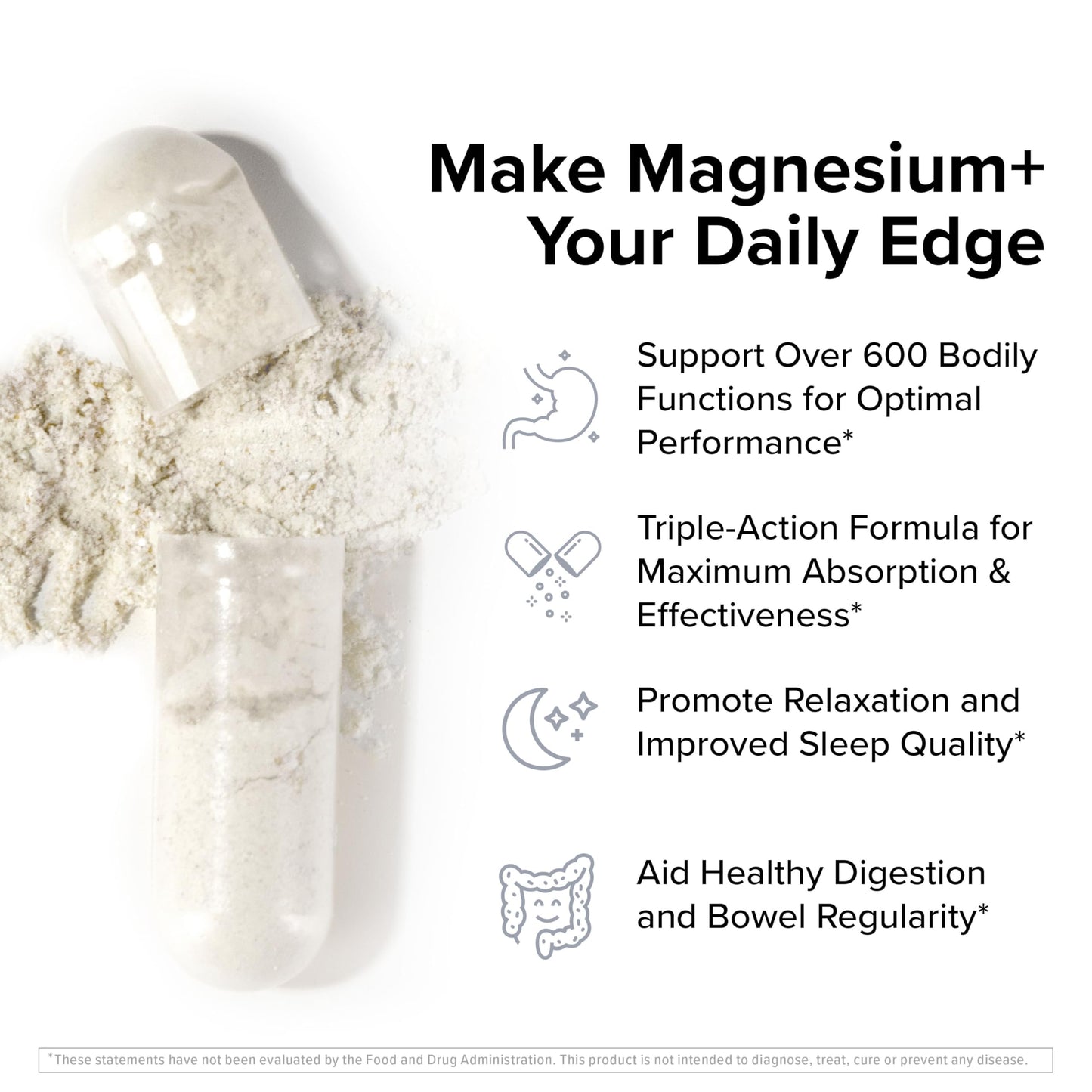 InnoSupps Magnesium Triple-Action Bioavailable Magnesium Complex Capsule 60 Capsules
