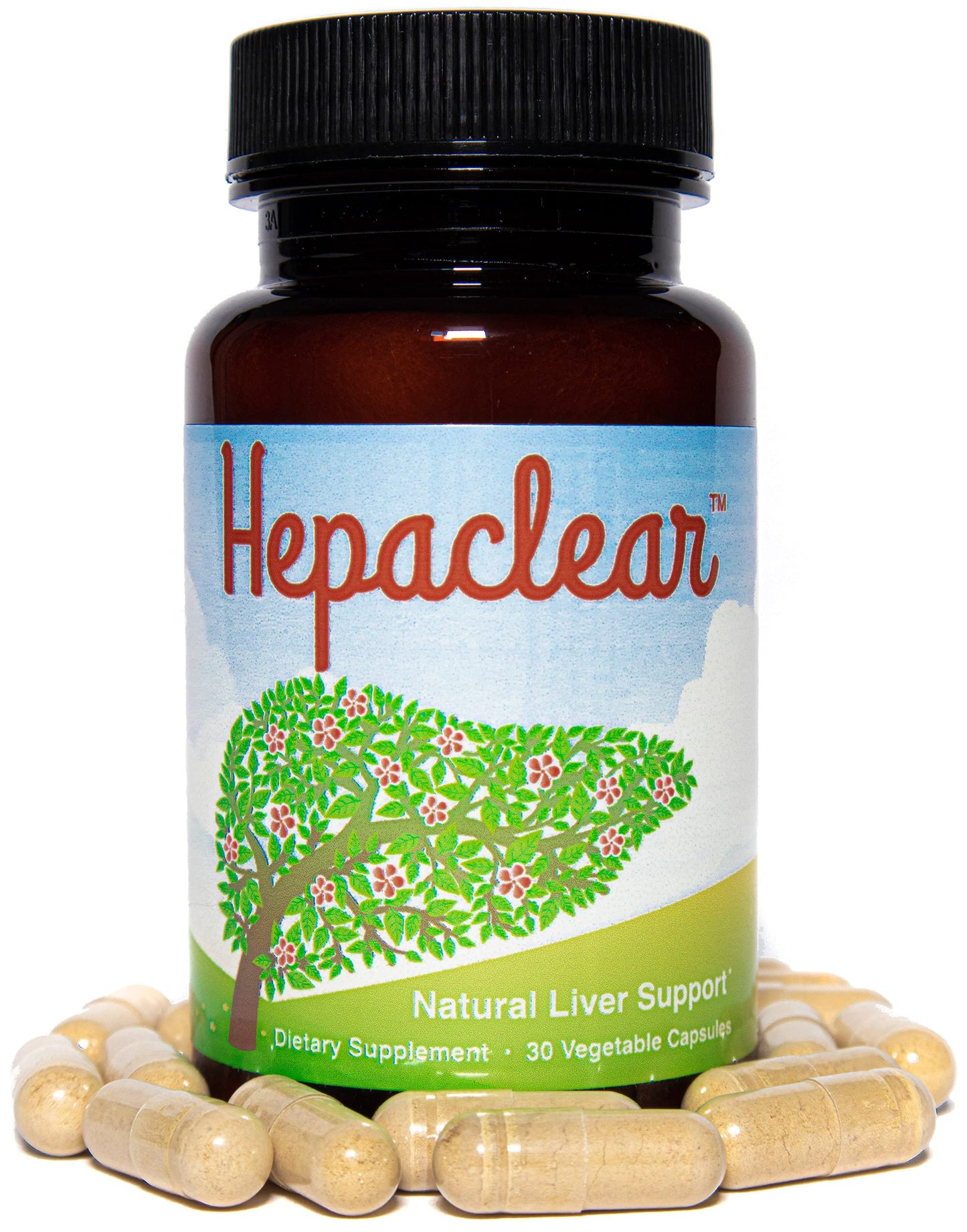 Hepaclear Natural Liver Support Supplement with Hesperidin Capsules, 30 Count