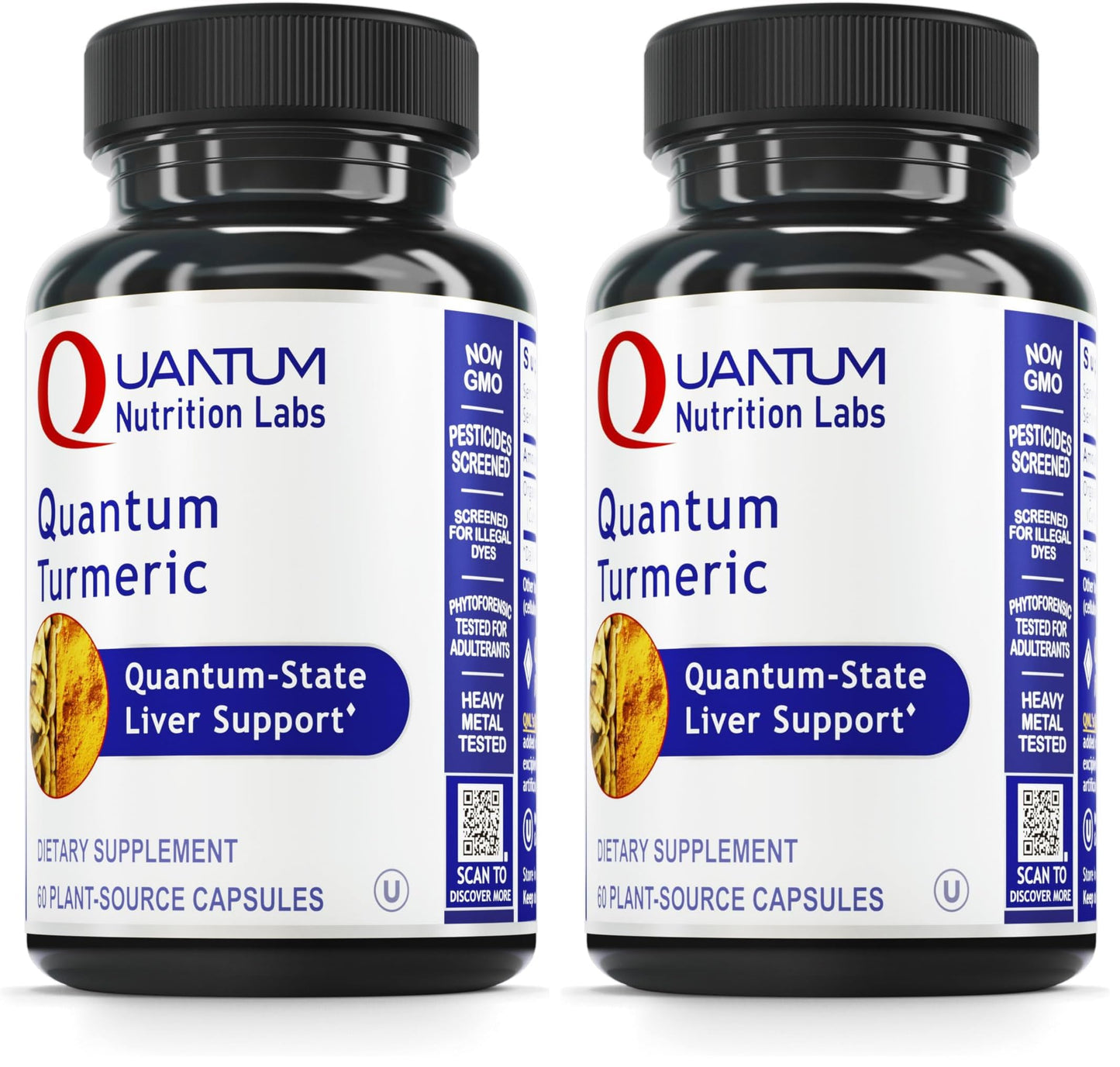 Quantum Nutrition Turmeric Curcumin Supplement Capsules 120 Capsules