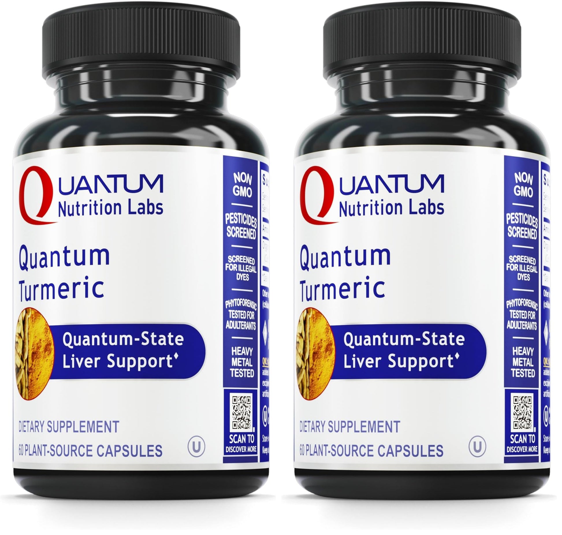 Quantum Nutrition Turmeric Curcumin Supplement Capsules 120 Capsules