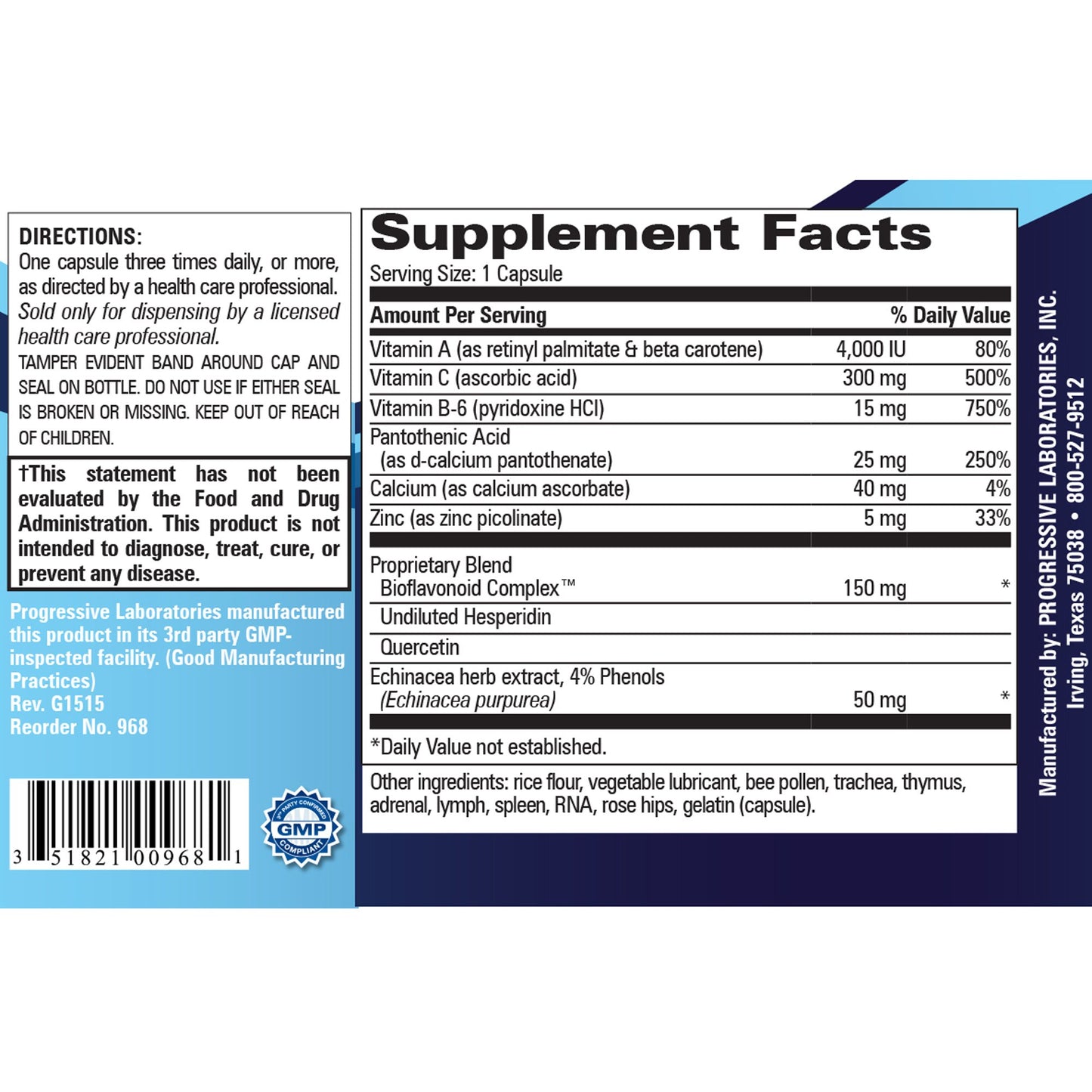 Progressive Labs Rehab Forte 90 Capsules