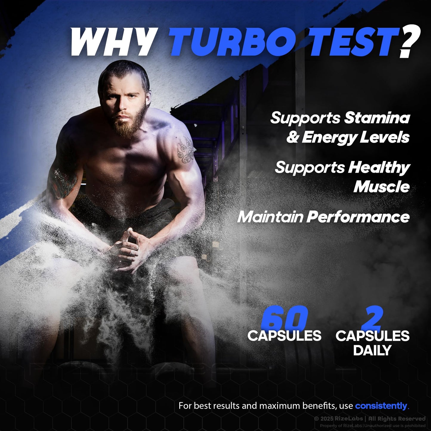 Rize Labs TurboTest 120 Capsules
