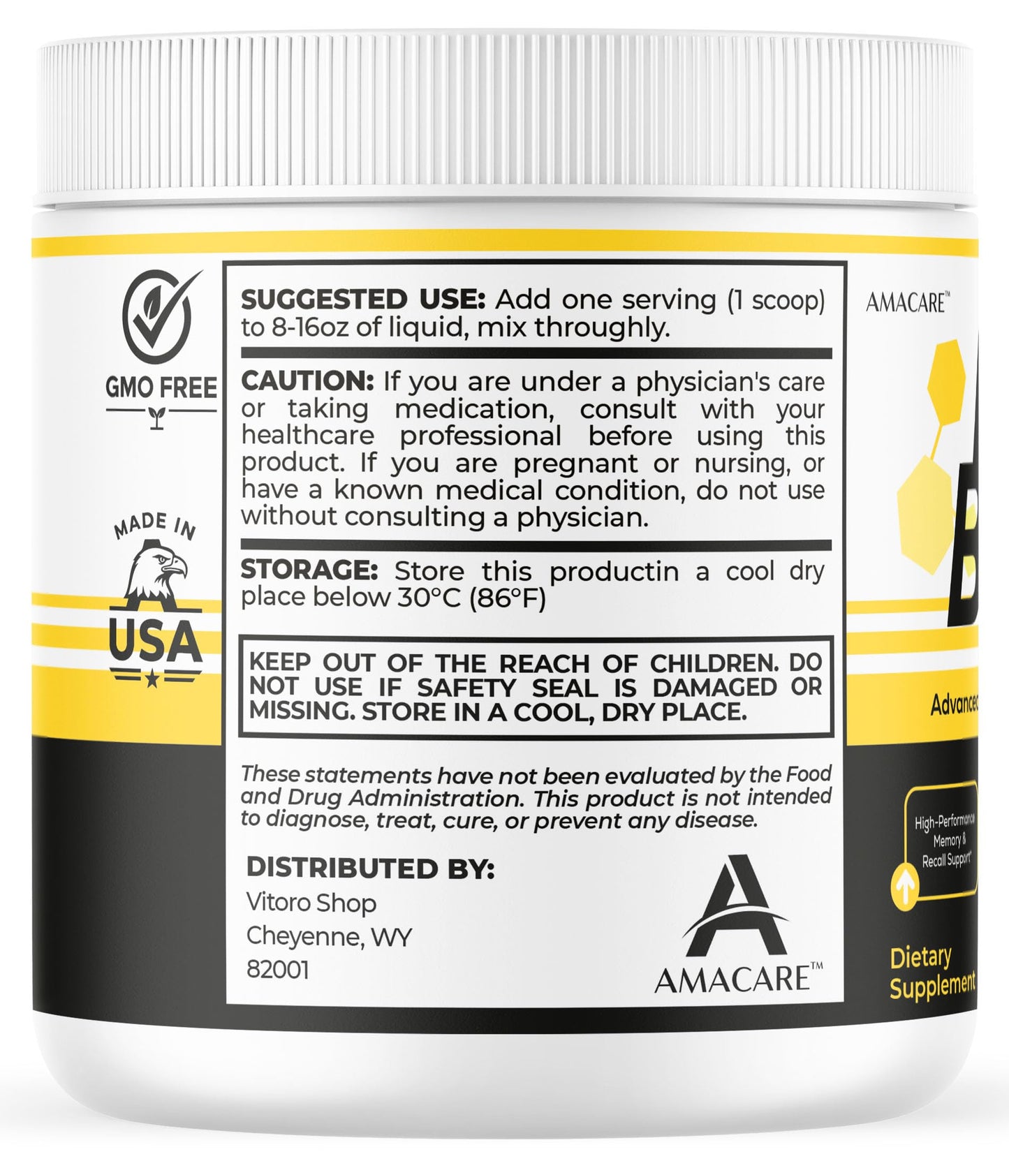 AMACARE MindBoost Powder 6 Ounce