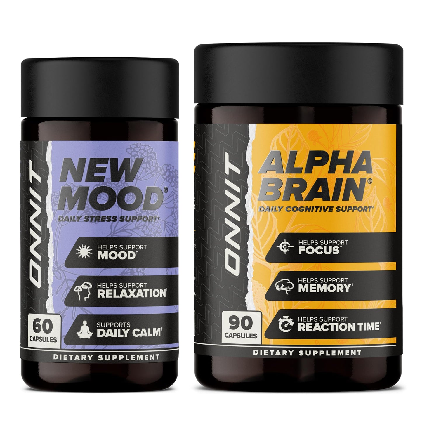 ONNIT Cognitive & Mood Support Bundle Capsules 150 Count
