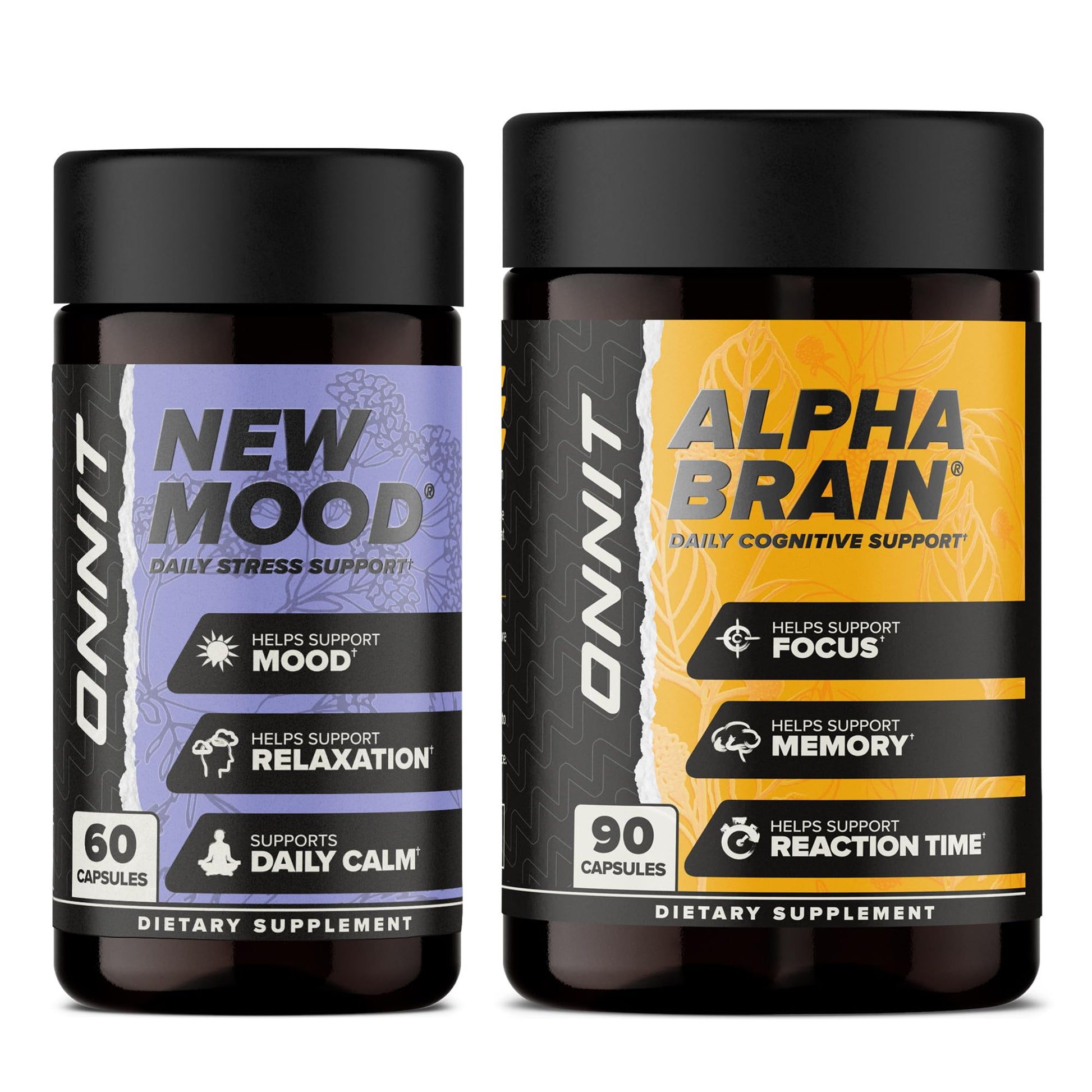 ONNIT Cognitive & Mood Support Bundle Capsules 150 Count