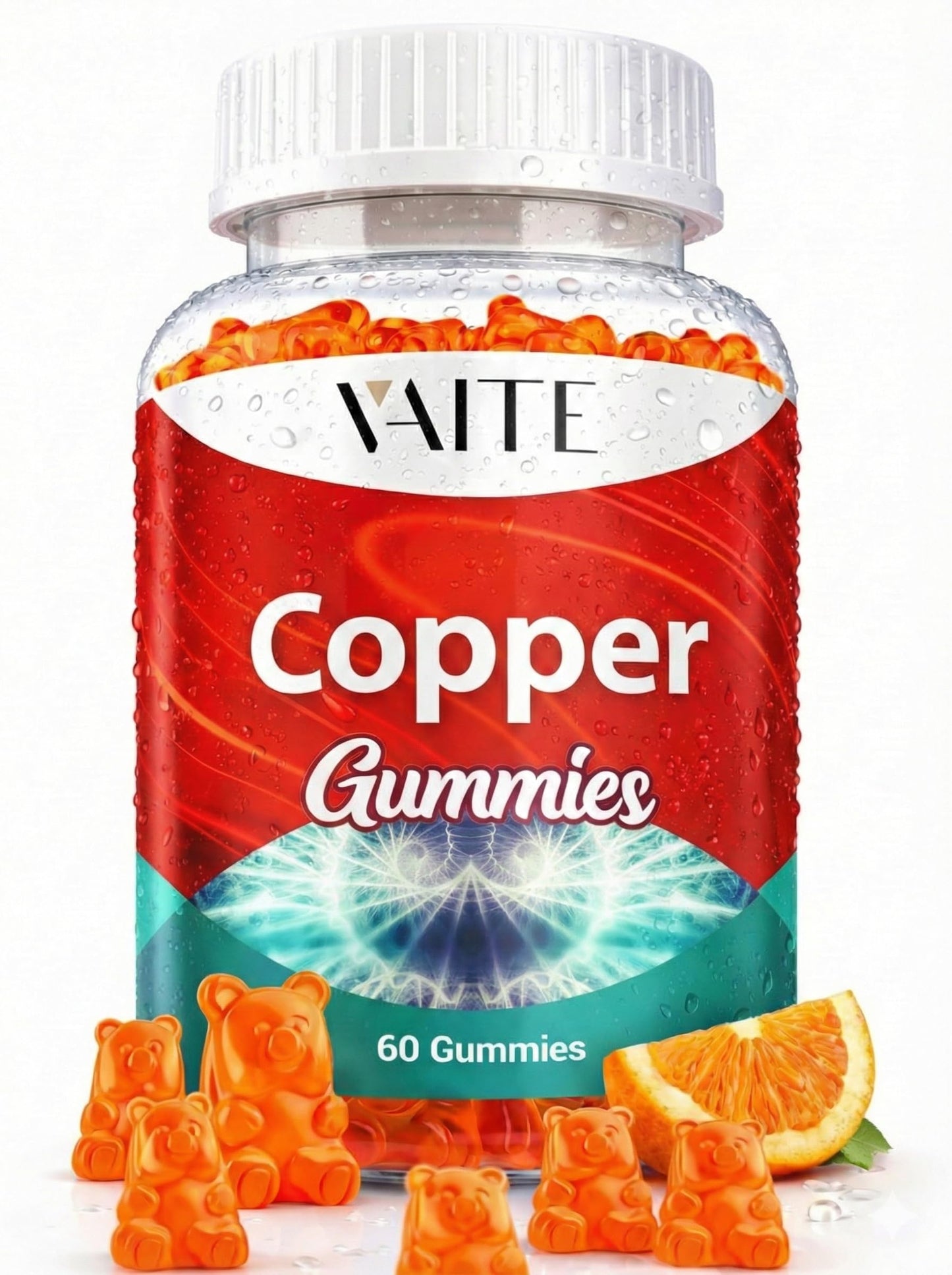 VAITE Copper Supplement Gummies 60 Count