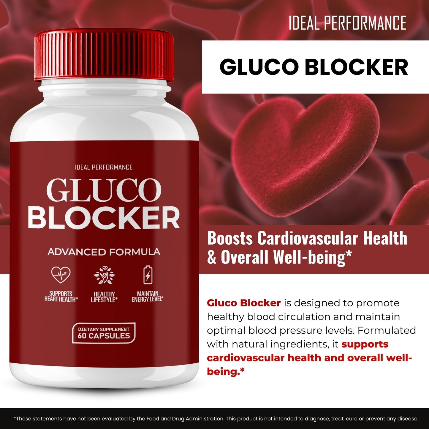 IDEAL PERFORMANCE Gluco Blocker Capsules 60 Count