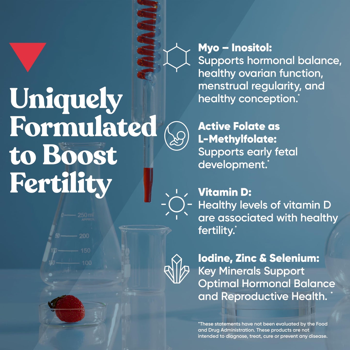 Eu Natural Conception for Her Fertility with Myo-Inositol, Gummies, 75