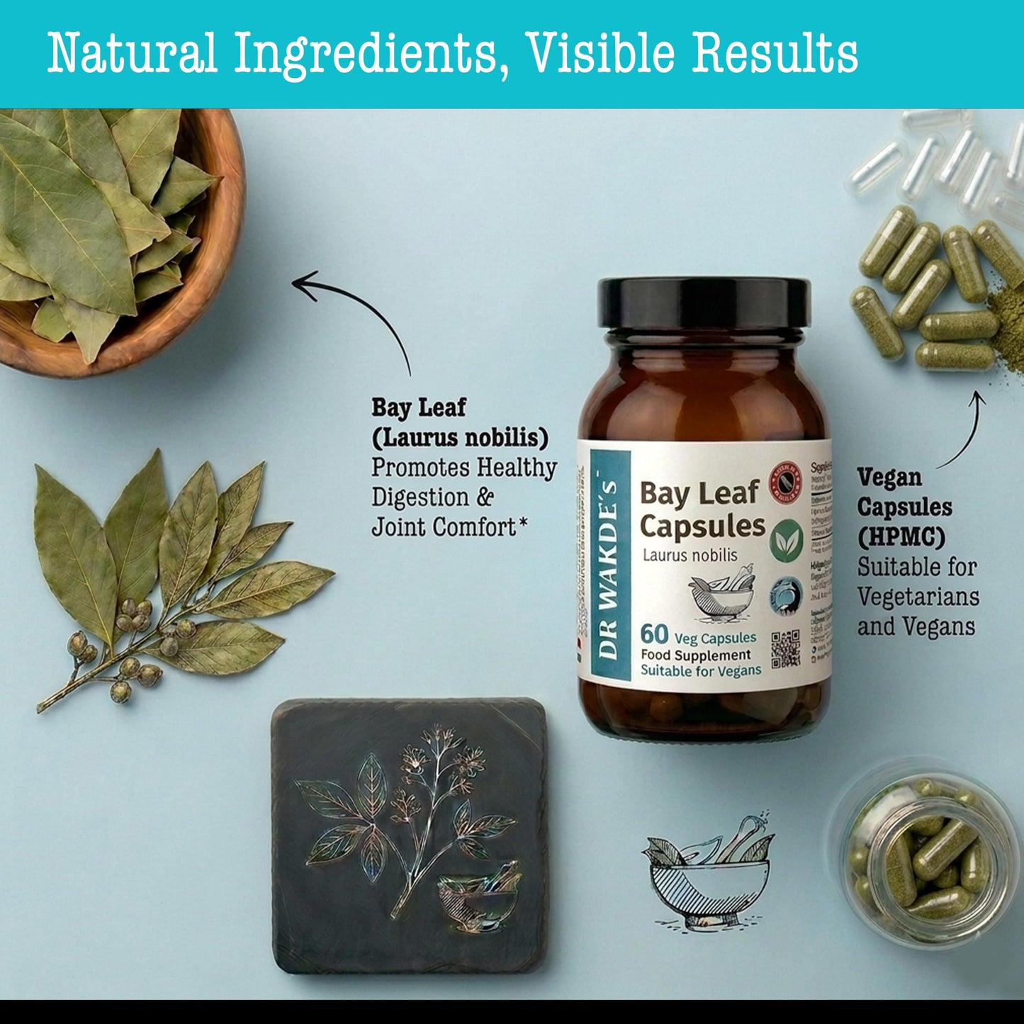 DR WAKDE's Bay Leaf Capsules 1 Capsule