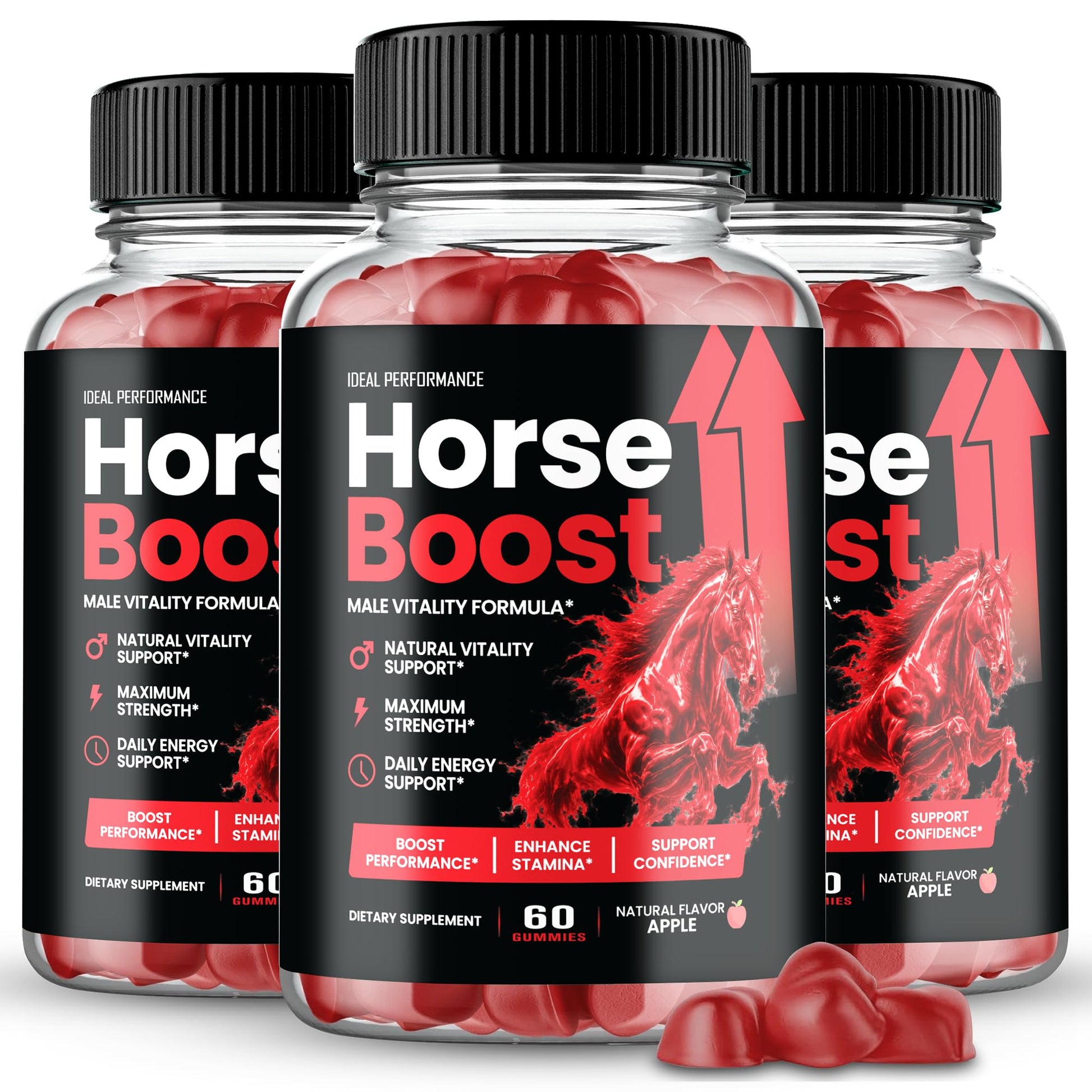 IDEAL PERFORMANCE Horse Boost for Men 180 Gummies