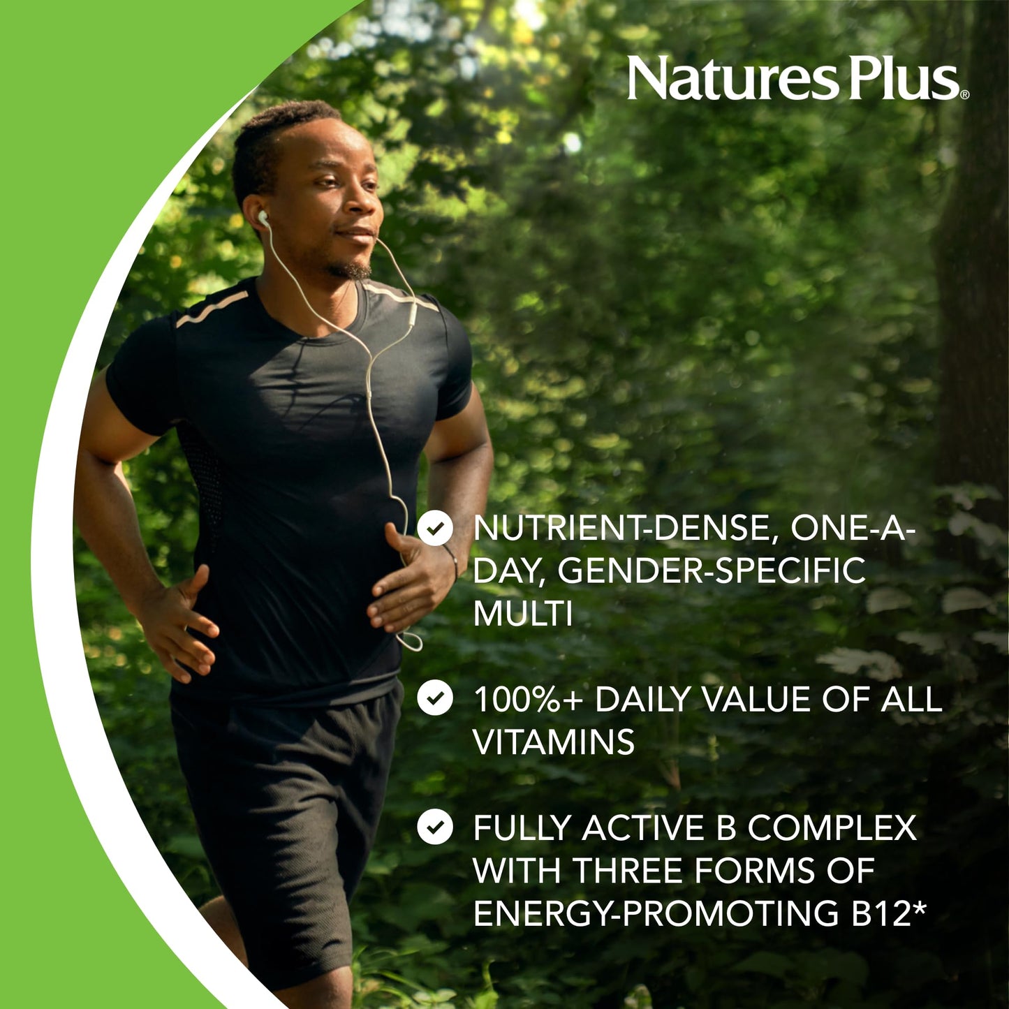 NaturesPlus His Journey Men's Multivitamin 60 Tablets