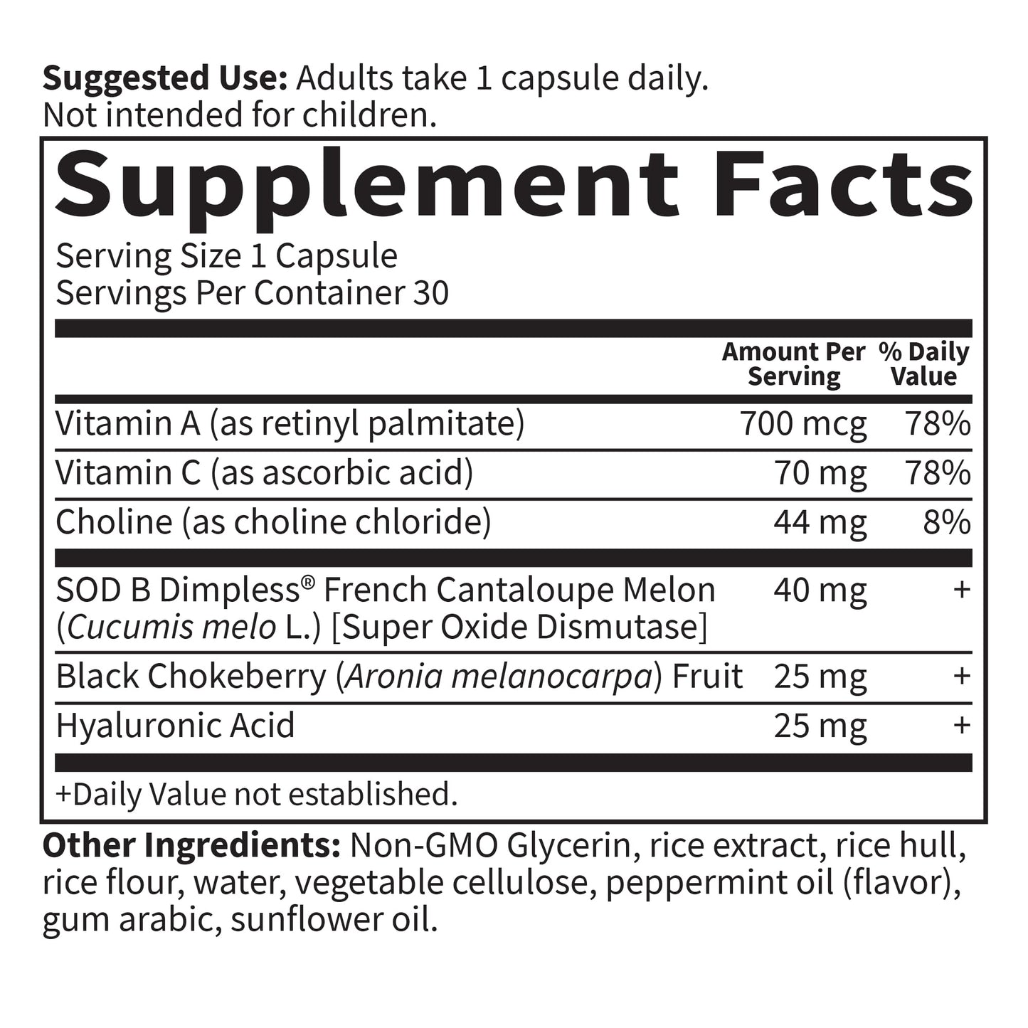 Garden of Life Skin Smooth DuoCaps Skincare Supplement Capsule 30
