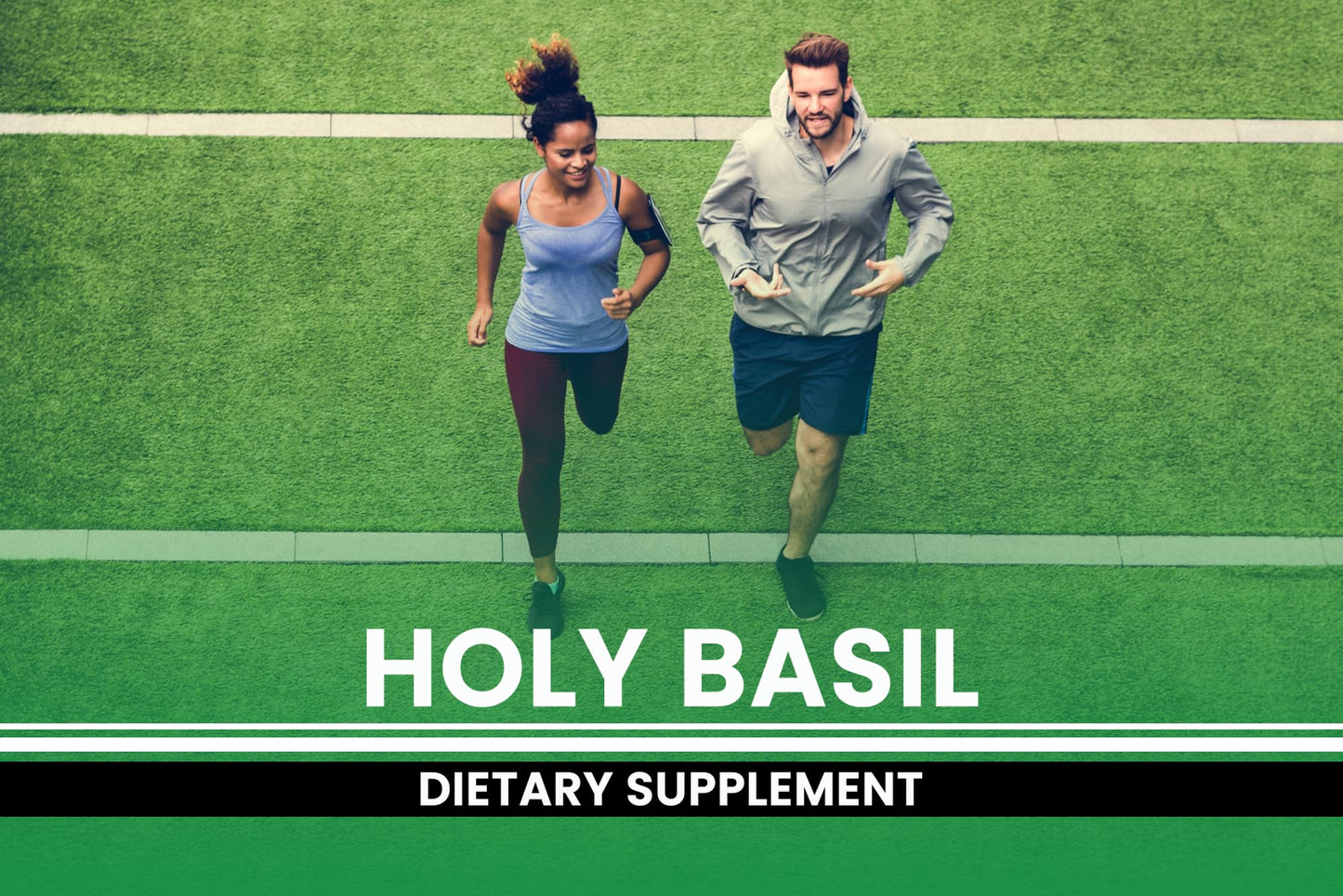 Pure Organic Ingredients Holy Basil 365 Capsules