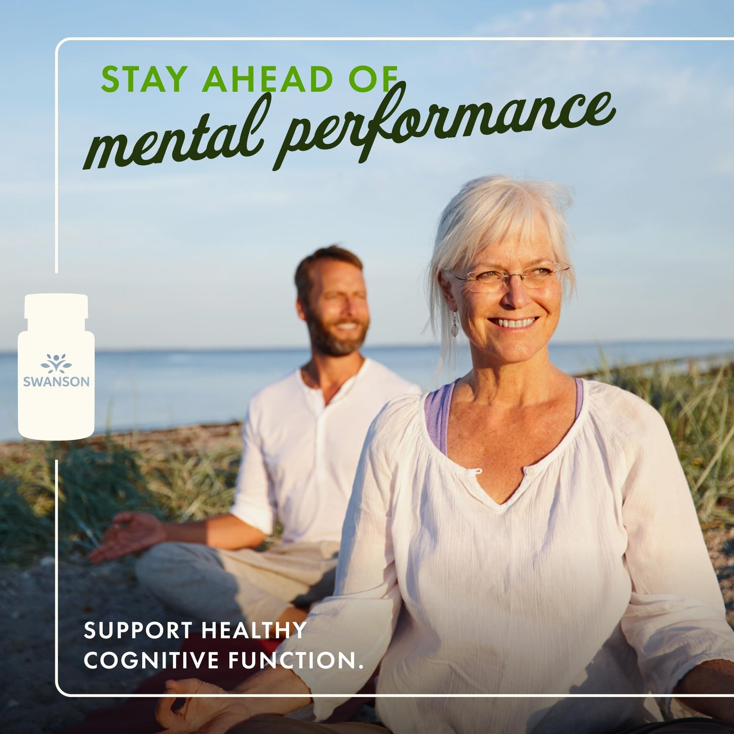 Swanson Pure Brainpower Brain Health Cognitive Memory Focus Support Brain-Derived Neurotrophic Factor (BDNF) Herbal Supplement (Ginkgo Biloba, Bacopa Monnieri) Capsules 120