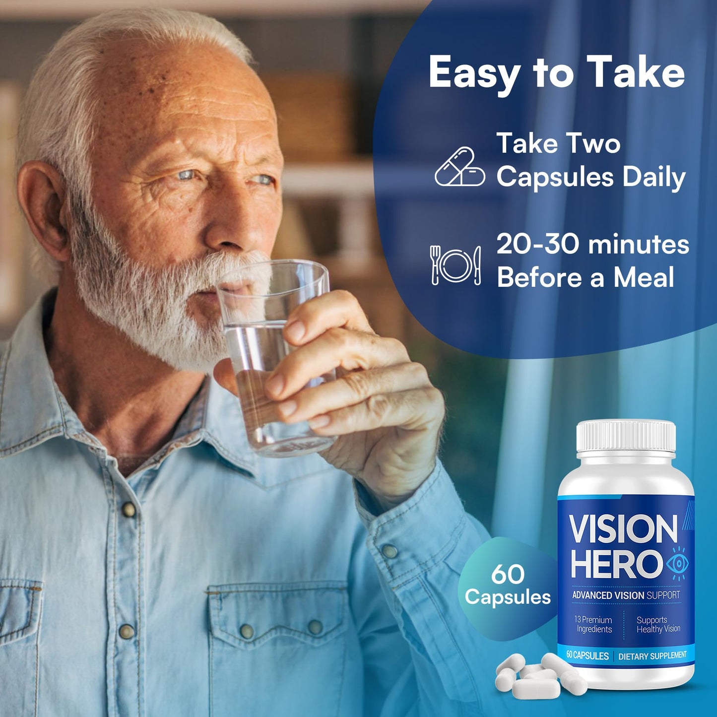 Vision Hero Advanced Vision Support Capsules 240