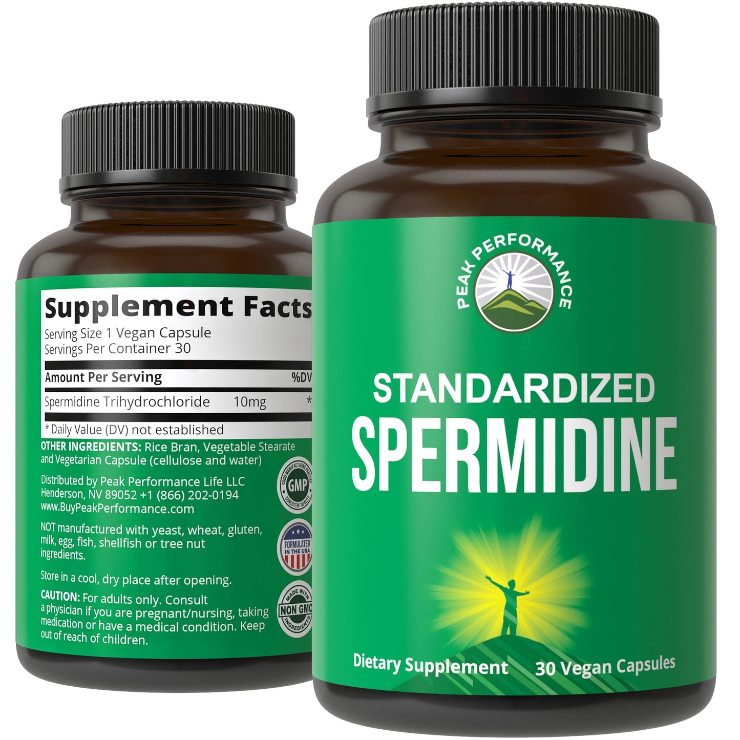 Peak Performance Spermidine Supplement Capsule 30 Count