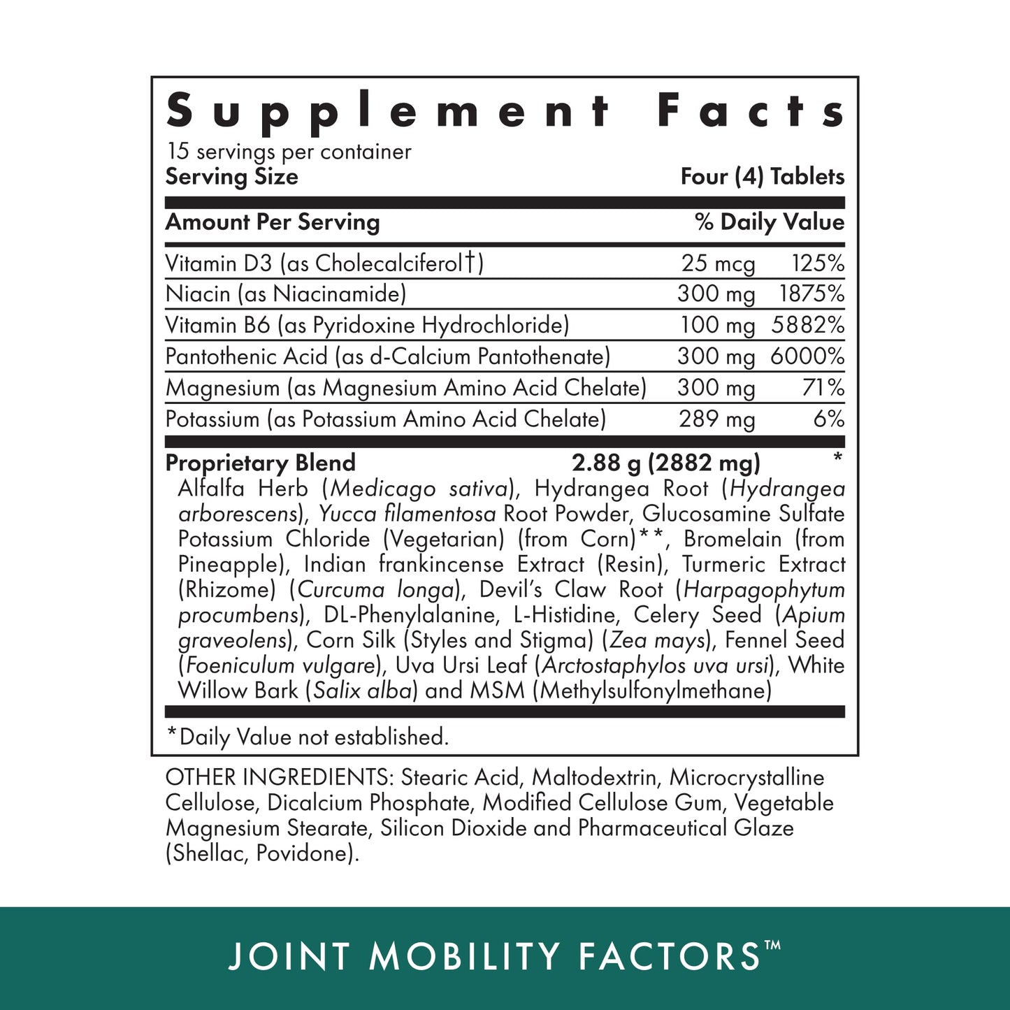 Michael's Joint Mobility Factors Tablet 60 Count