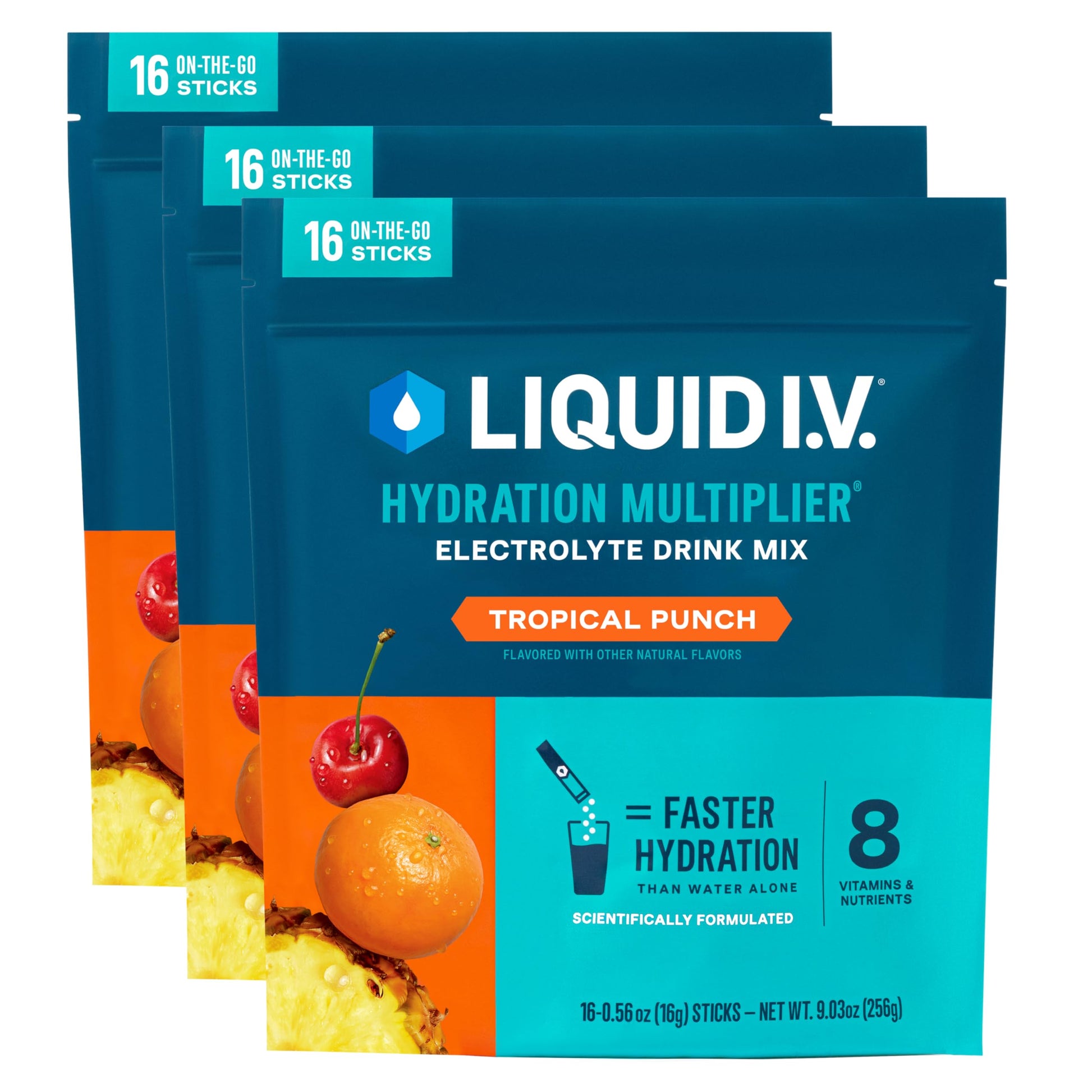 Liquid I.V. Hydration Electrolytes Powder, 48 Count