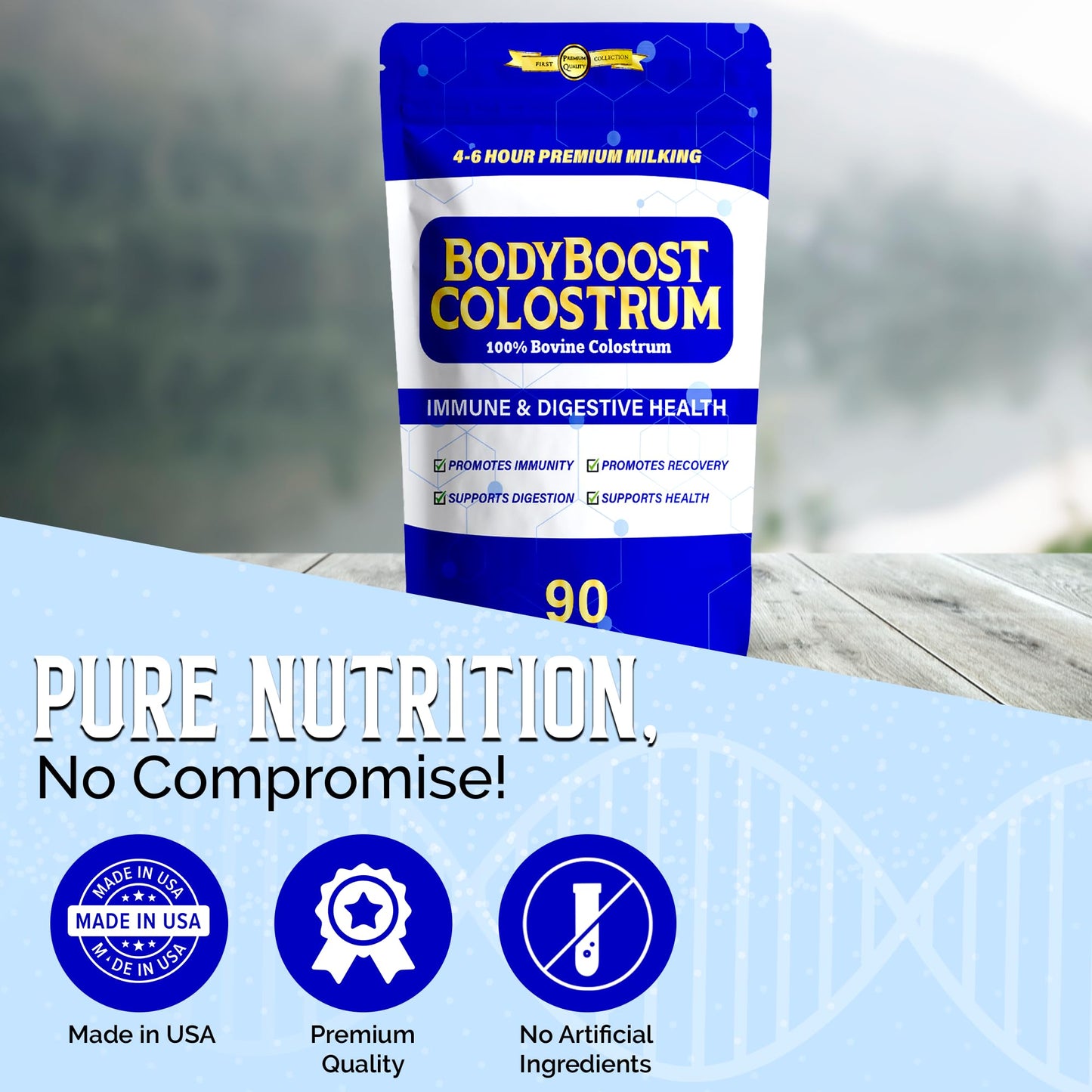 BodyBoost Colostrum Powder, 16 oz