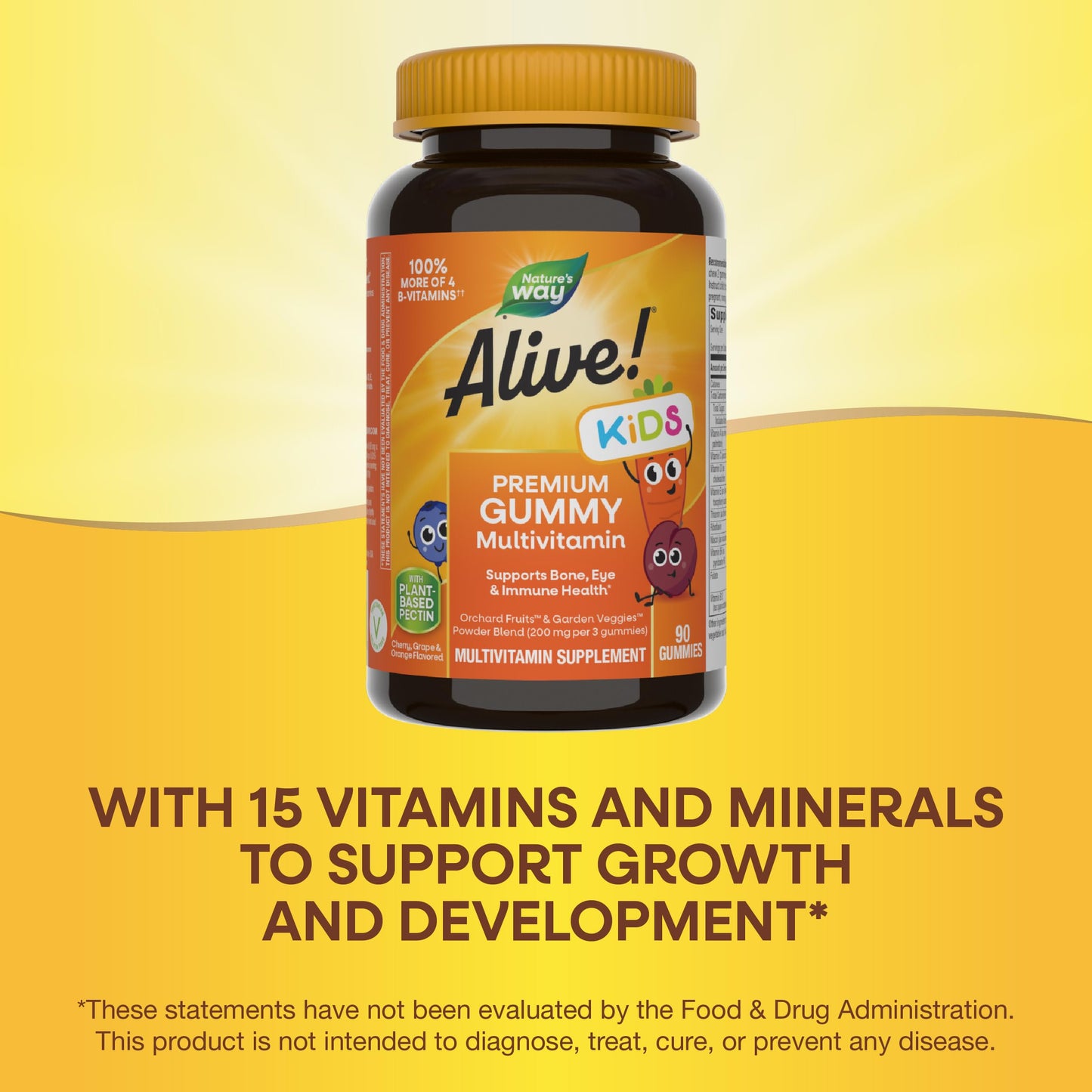 Nature's Way Alive! Children's Premium Gummy Multivitamin 90 Gummies