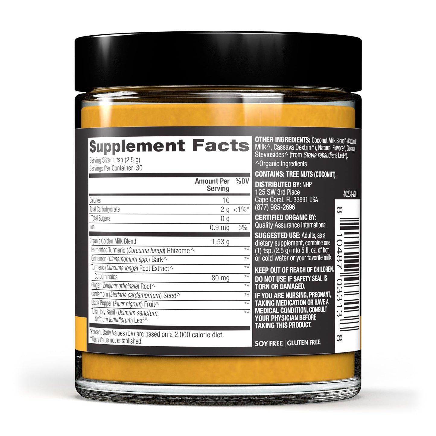 Dr. Mercola Solspring Golden Milk Powder 2.64 oz