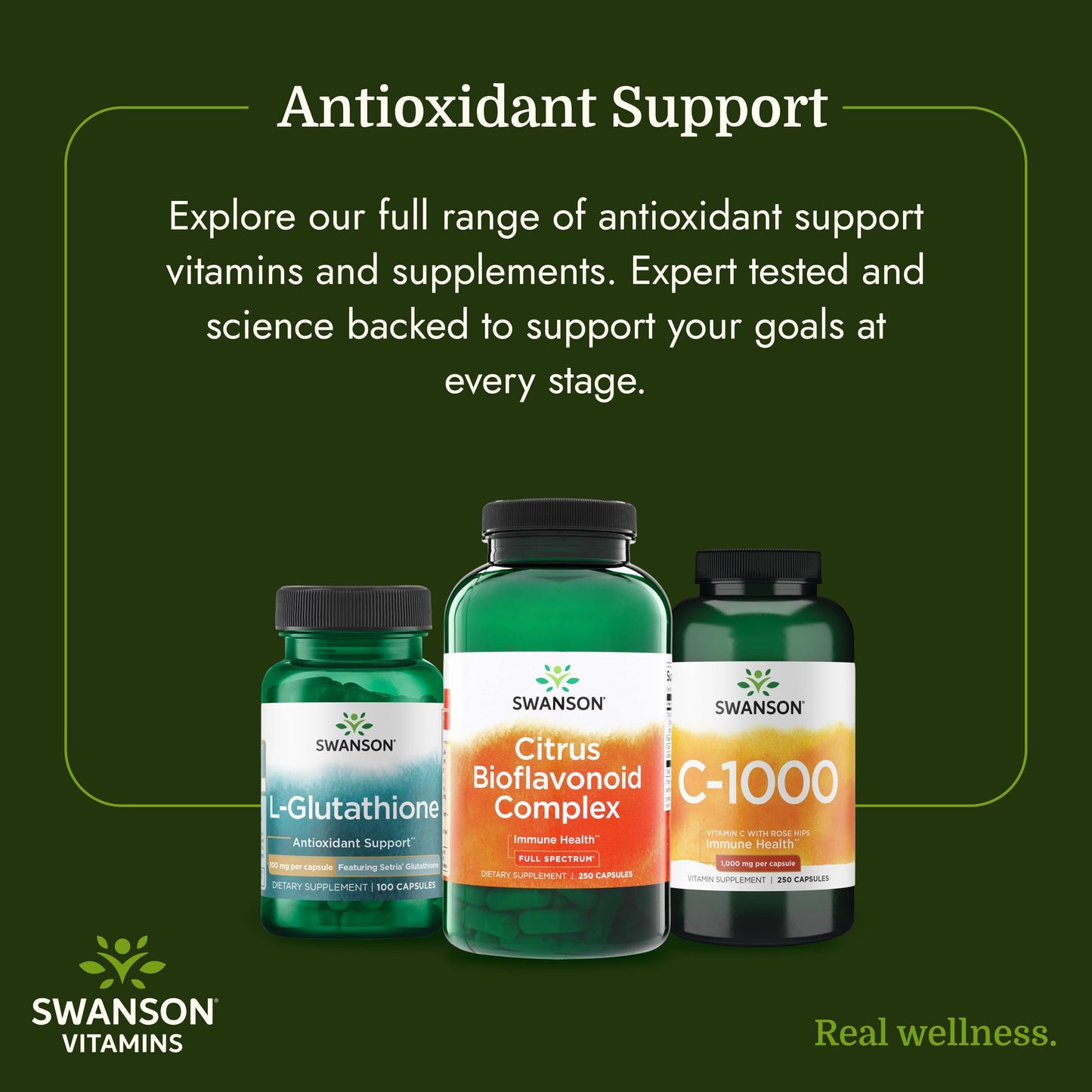 Swanson Full Spectrum Citrus Bioflavonoid Complex Immune and Antioxidant Supplement for Adults Seeking Enhanced Vitamin C Absorption - 50% Standardized, 250 Capsules