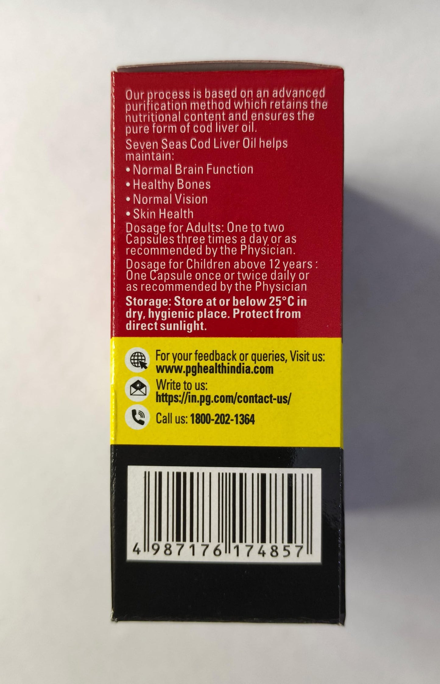MAKJUNS Seven Seas Cod Liver Fish Oil 100 Capsules