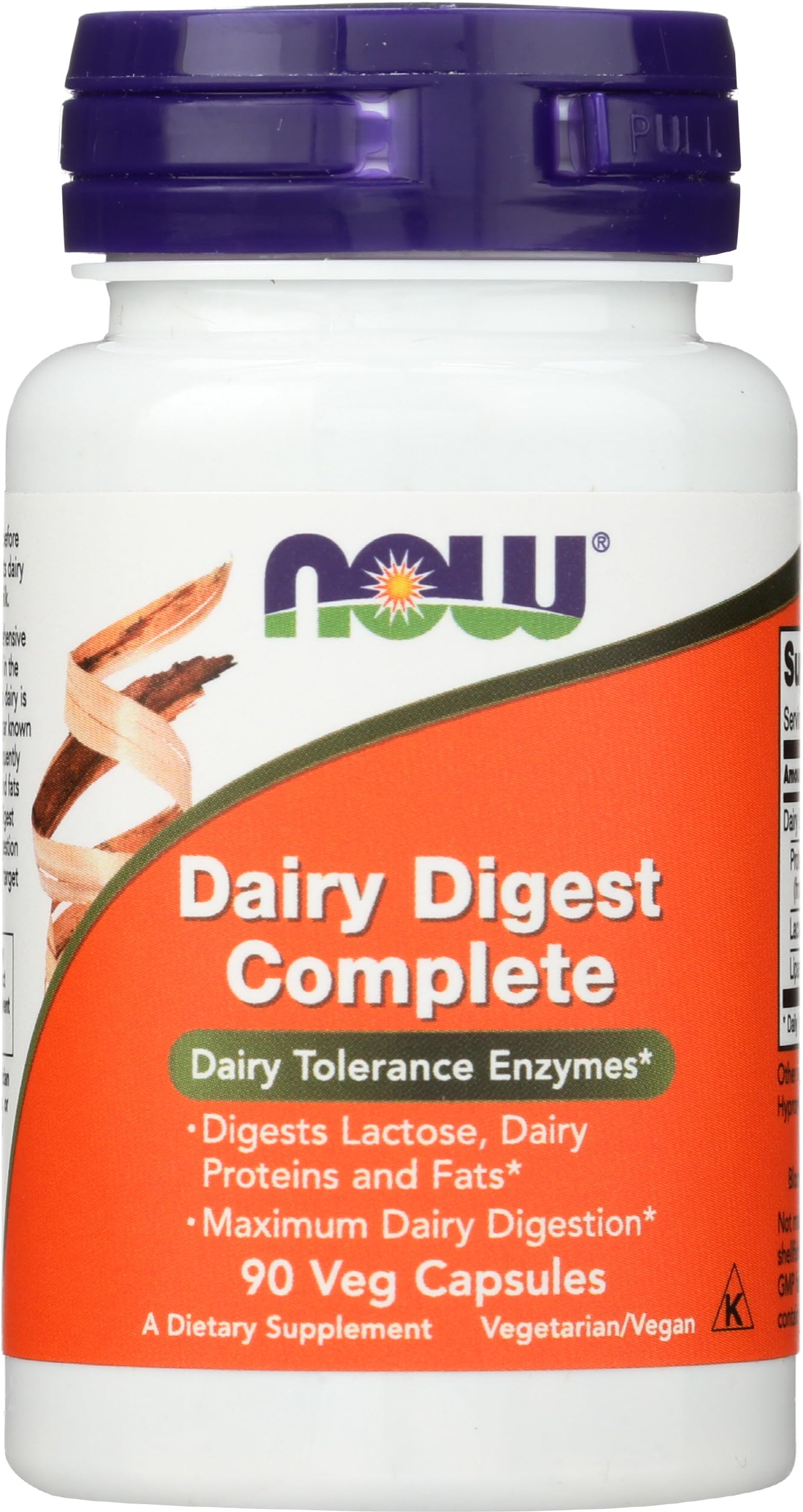 NOW Foods Dairy Digest Complete Capsule 90 Count