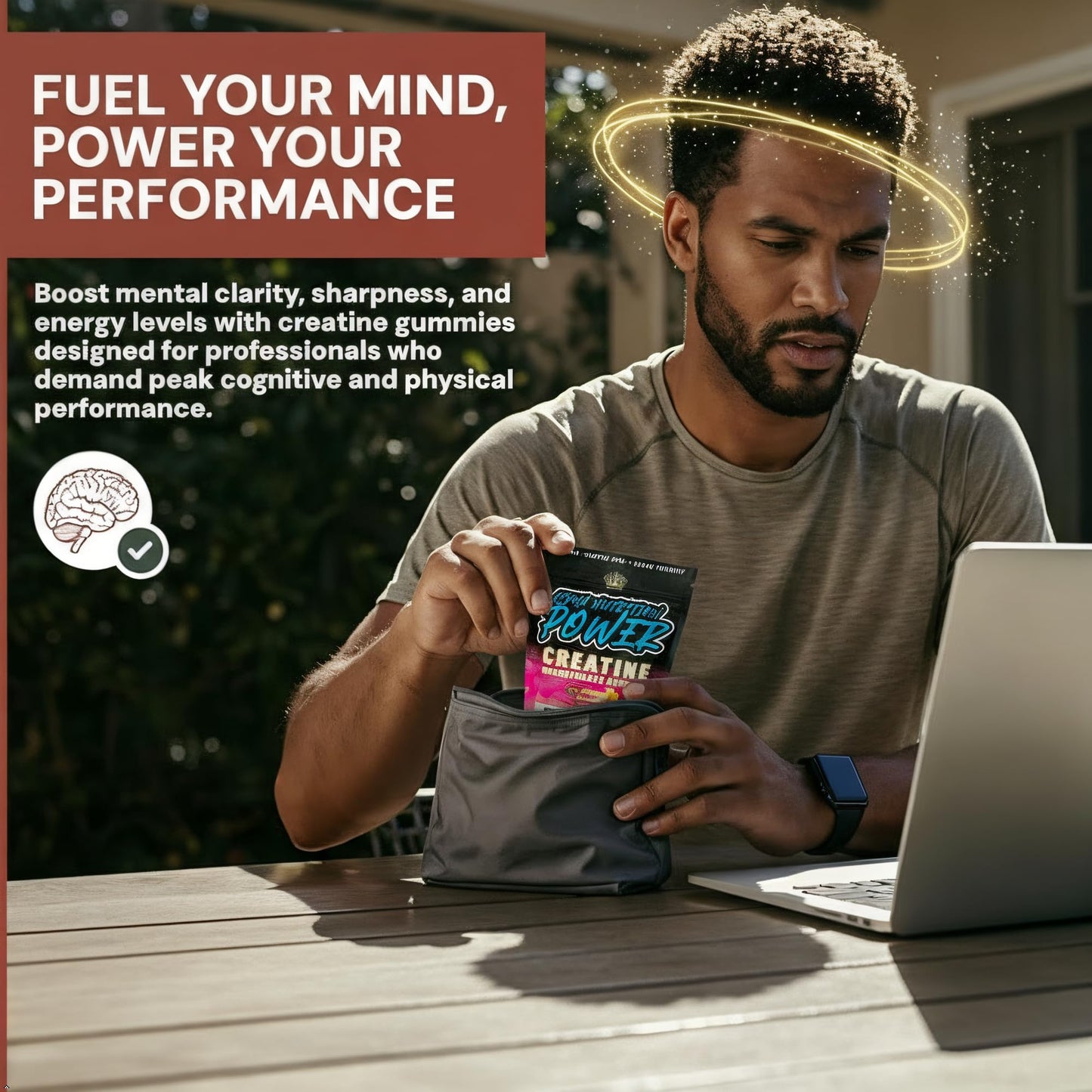 Alpha Nutrition Power Creatine Monohydrate Gummies 120 Gummies