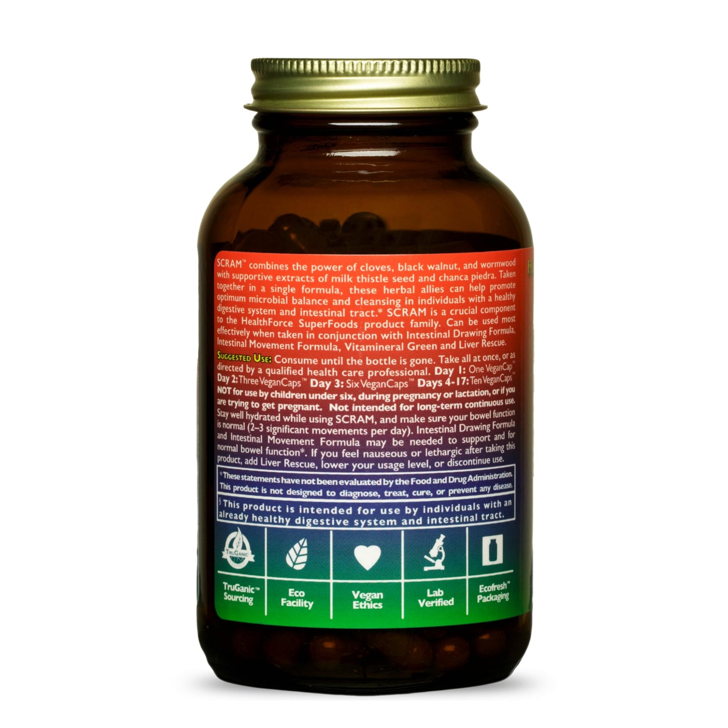 HEALTHFORCE SUPERFOODS Scram Capsules 150