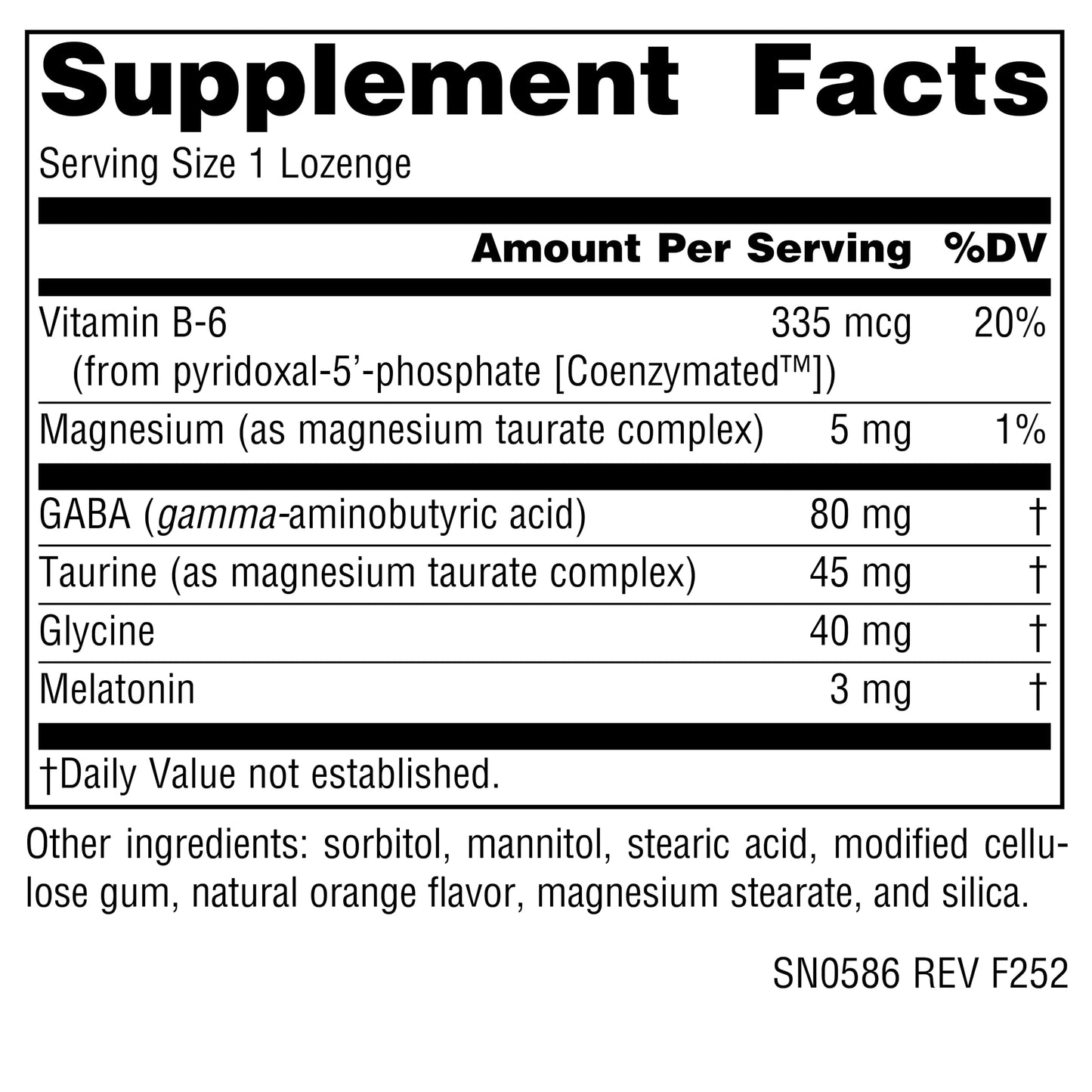 Source Naturals Melatonin Complex Lozenges 100