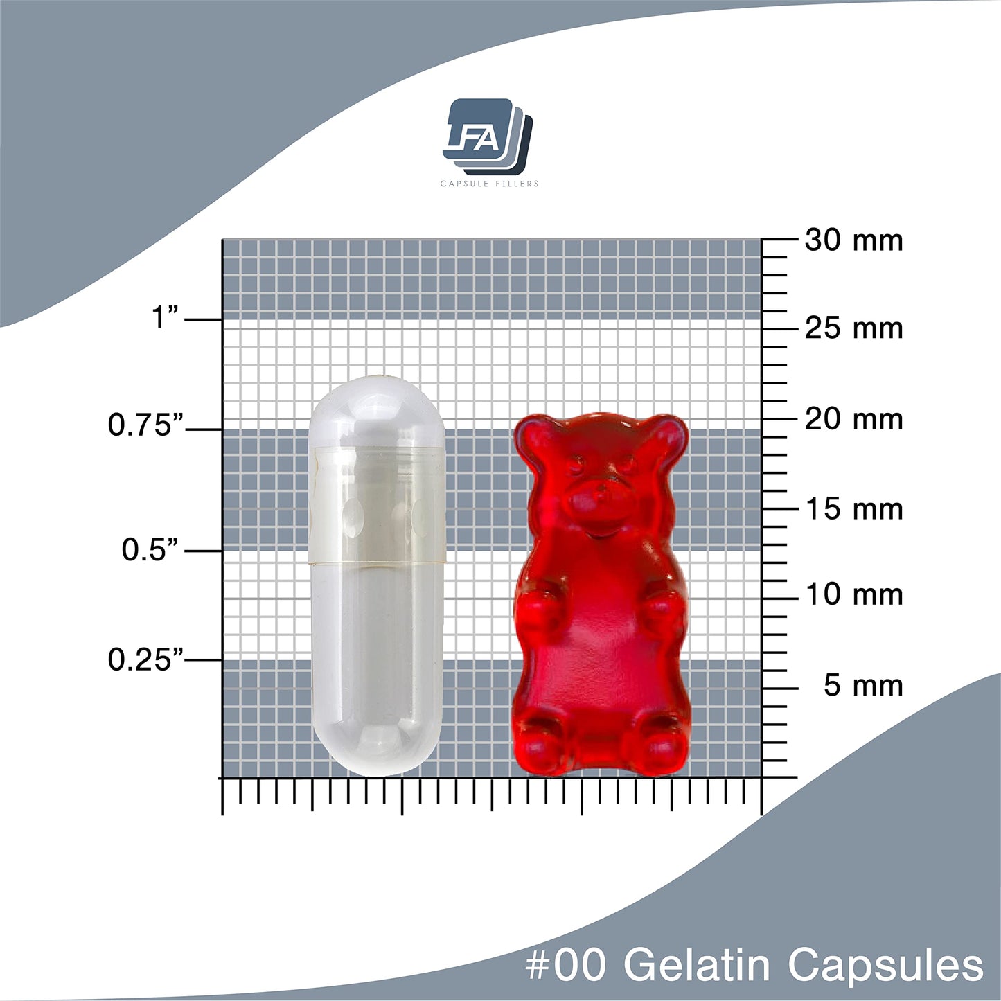 LFA Tablet Presses Empty 00 Capsules Vegan Pullulan, 500 Count