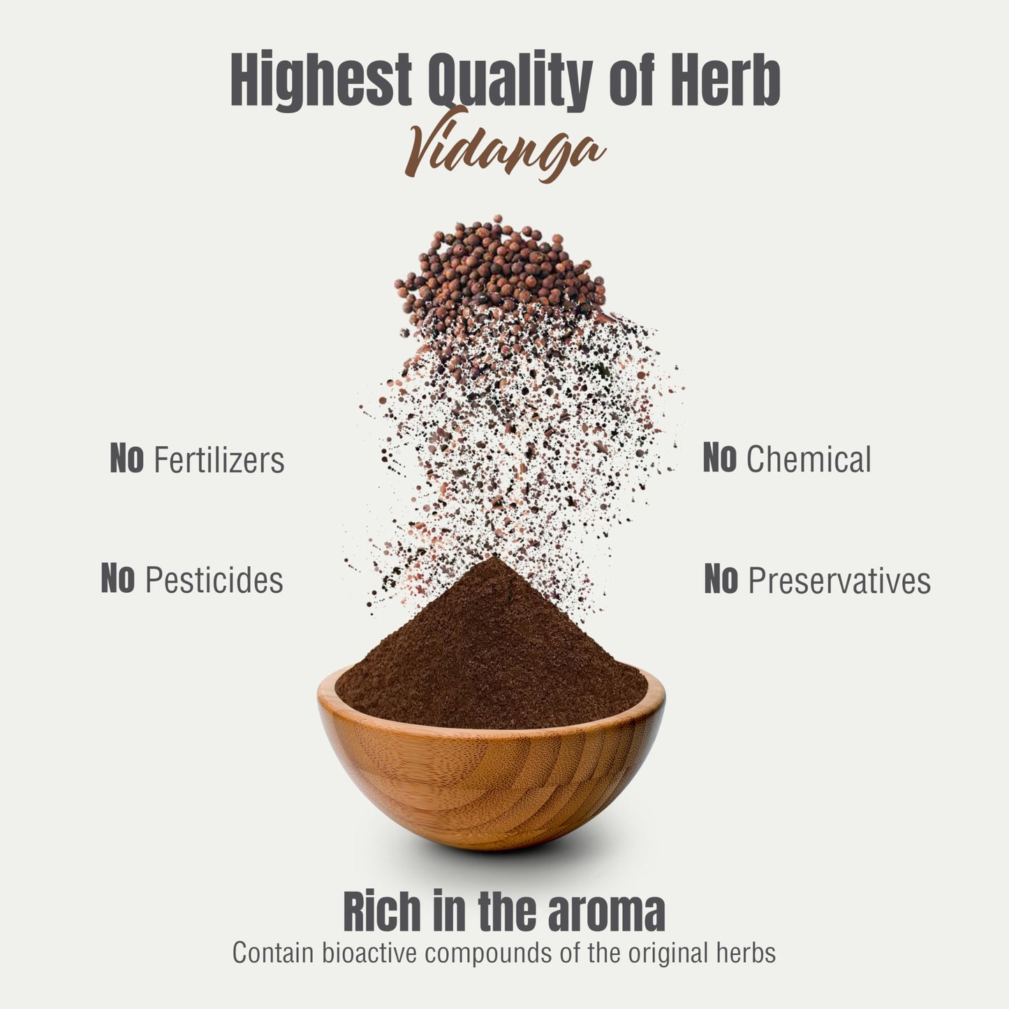 Herbsforever Vidanga Embelia Ribes Powder, 16 oz